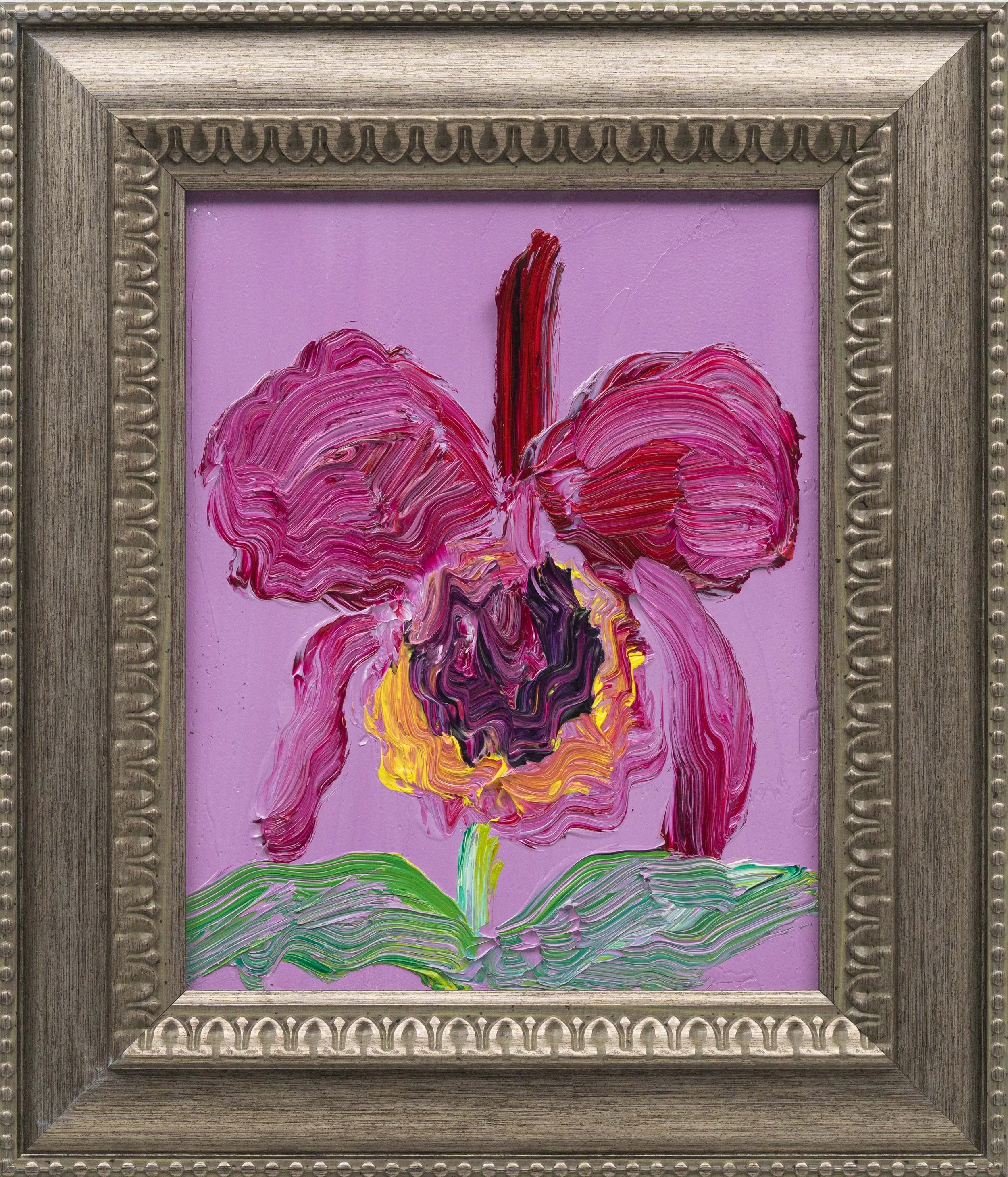 "Cataleya", 2025, Oil on Wood, 10 x 8 inches