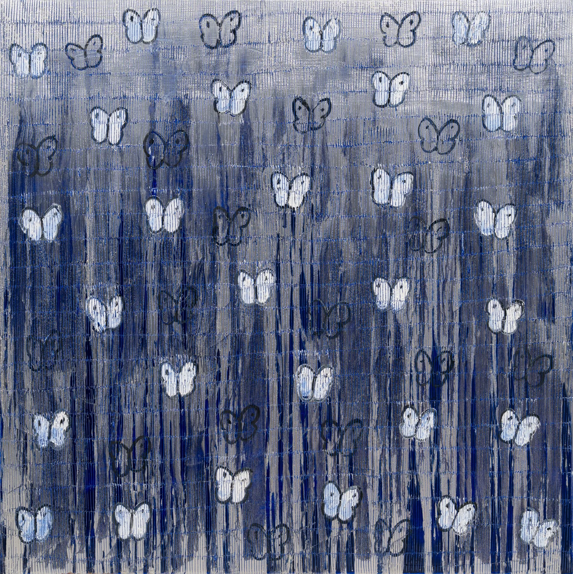"Stormy Ascension" 2026, Oil on Canvas, 72 x 72 inches. 