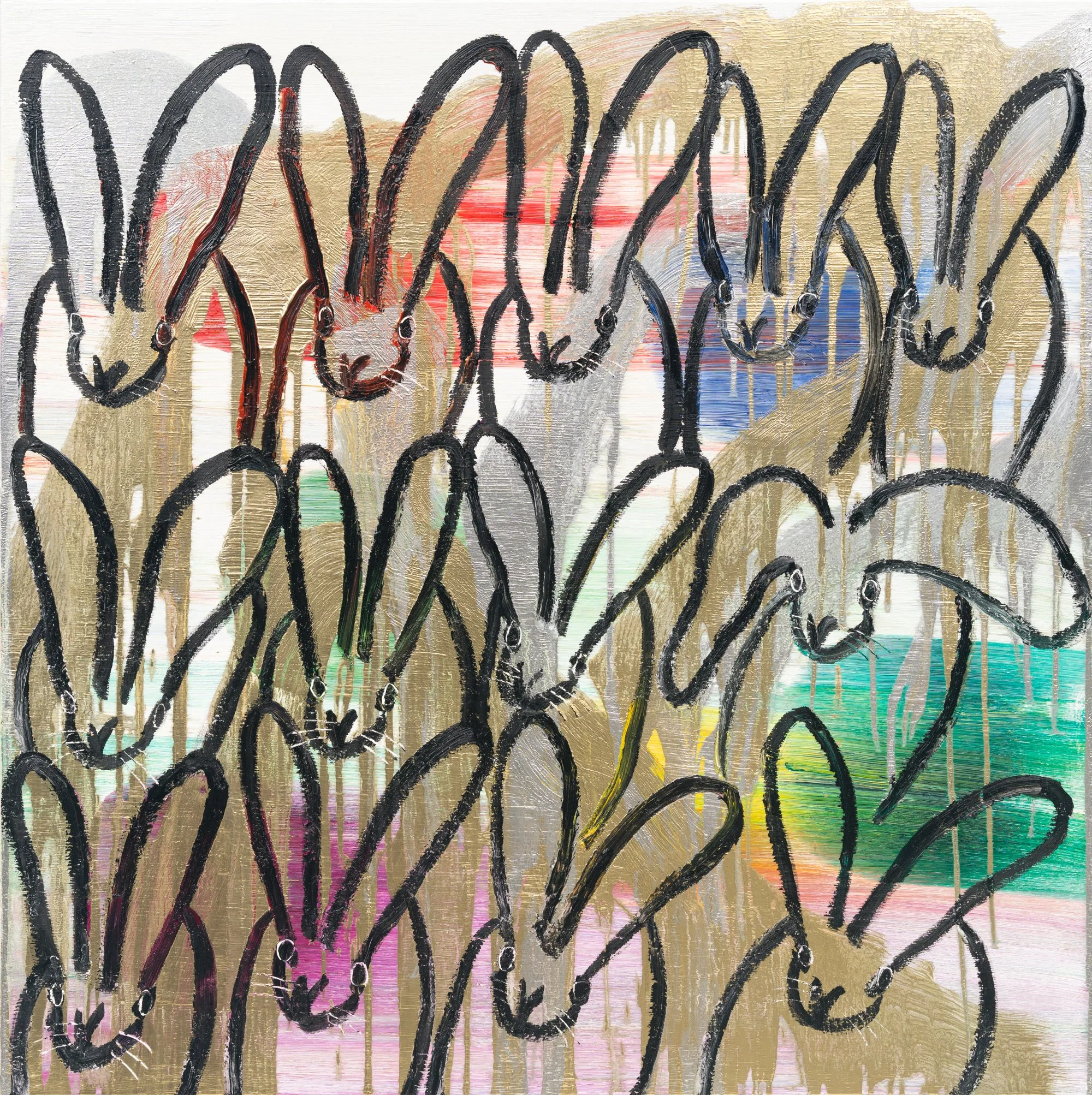 "Chinensis HS" 2026, 48 x 48 inches, Oil on Canvas