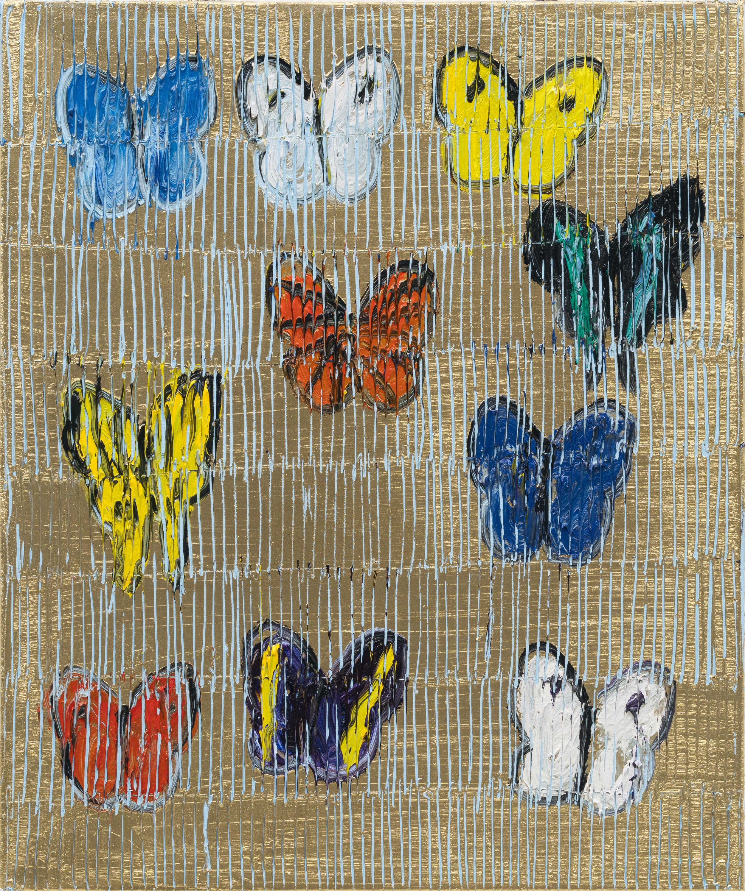 "Madison Flurry" 2025, Oil On Wood, 24 x 20 inches