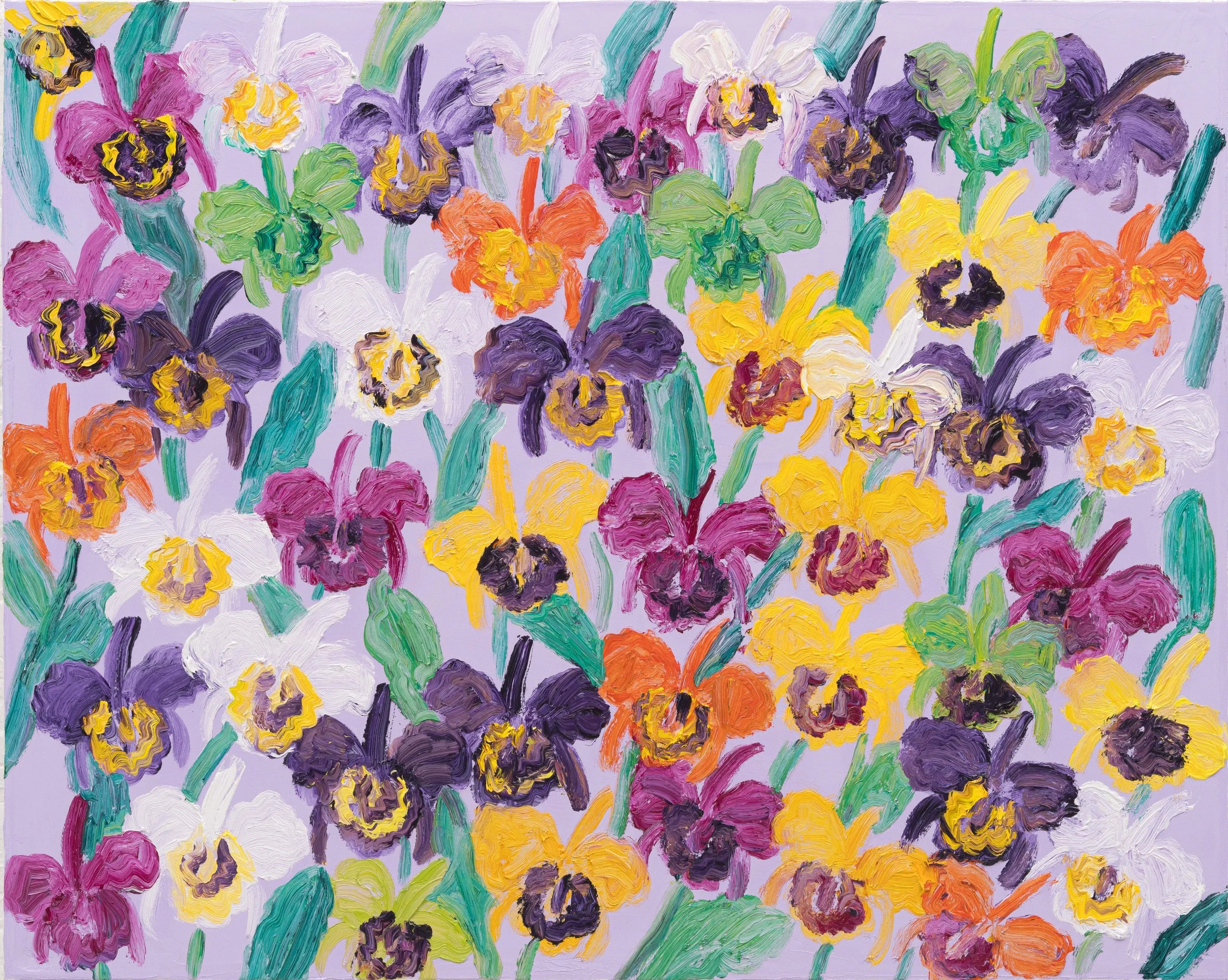 "Catelayas Lavender" 2026, Oil on Canvas, 40 x 50 inches