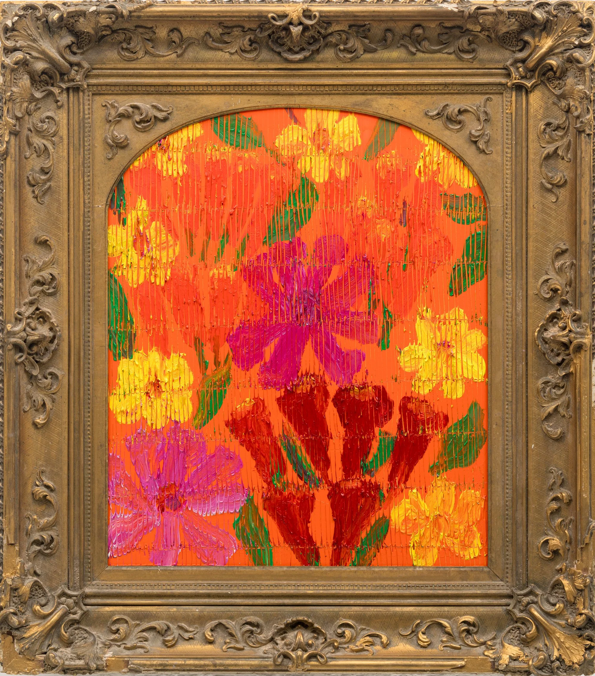 "Garden of Joy" 2026, Oil on Wood, 24 x 20 inches