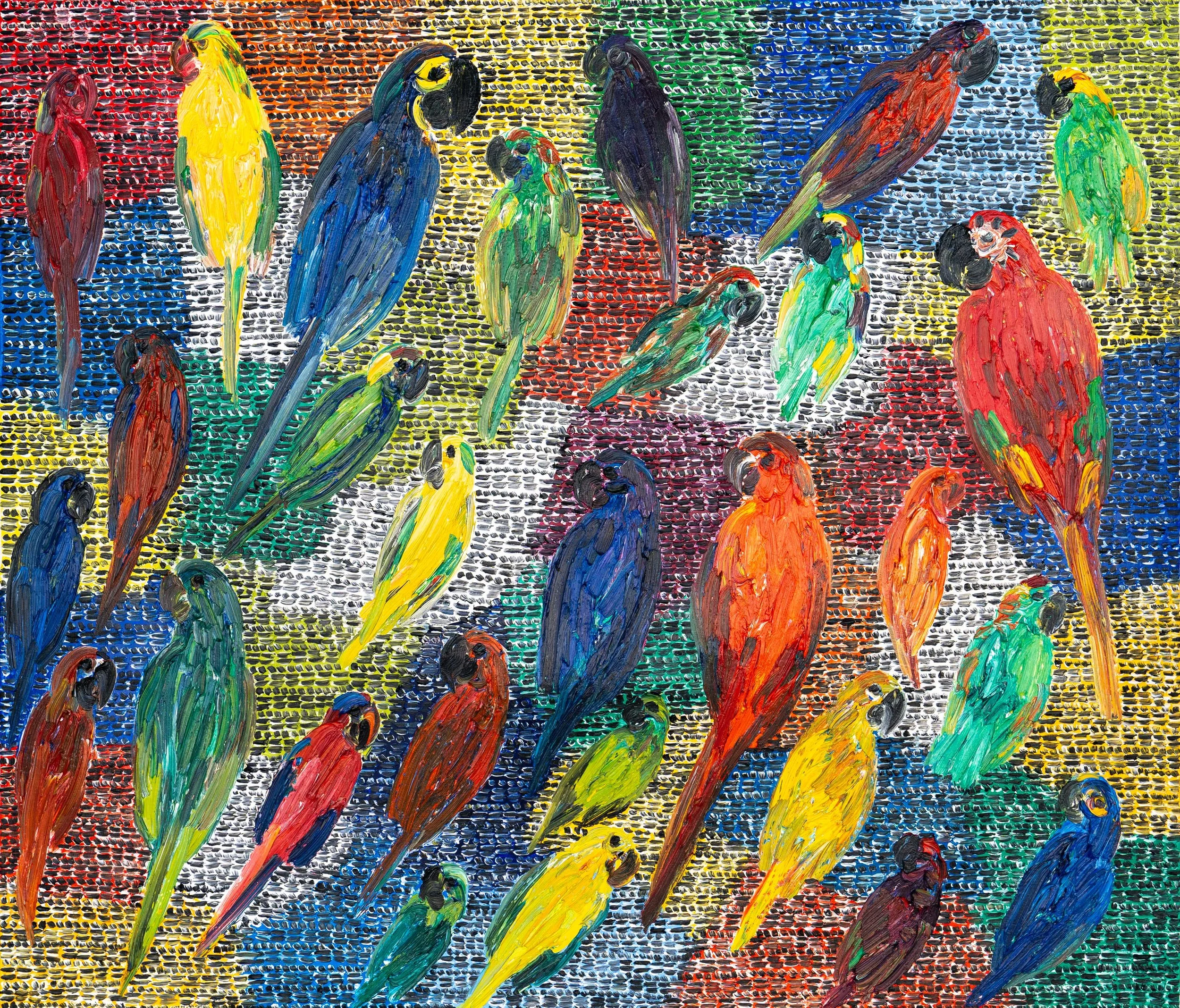 "Guardians Hanuman" 2025, Oil on Canvas, 60 x 70 inches