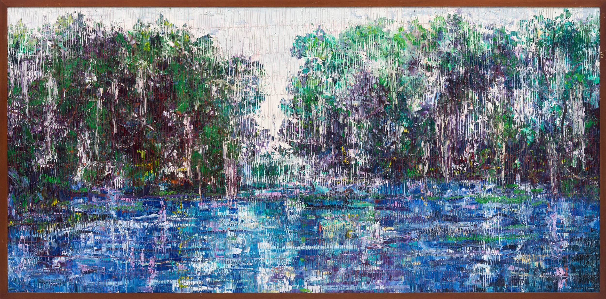 "Bayou La Fouche (Madewood)" 2026, Oil on Canvas, 42.5 x 87.5 inches