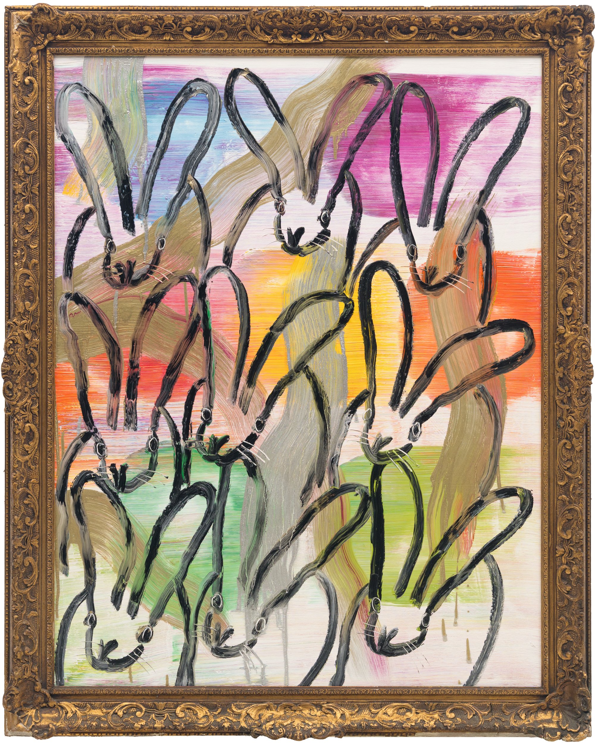 "Chinensis Birthday" 2026, Oil on Canvas, 44 x 34 inches 