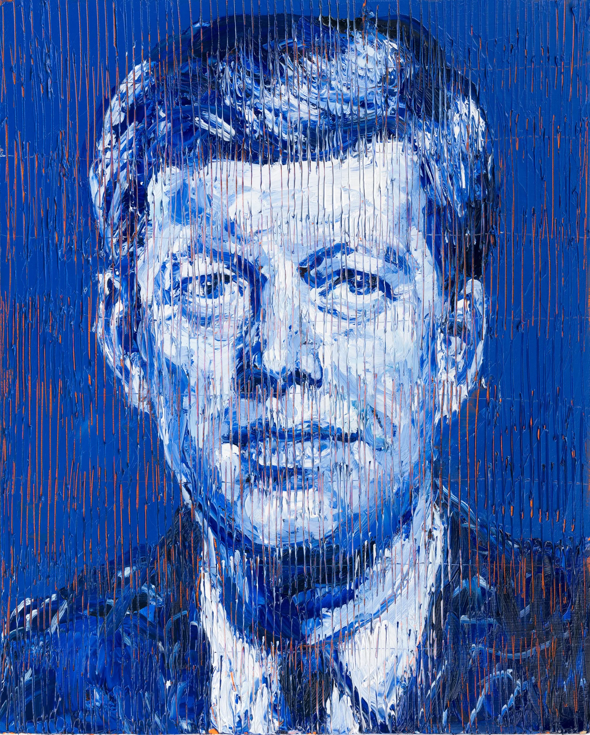 "JFK" 2026, 20 x 16 inches, Oil on Wood, 