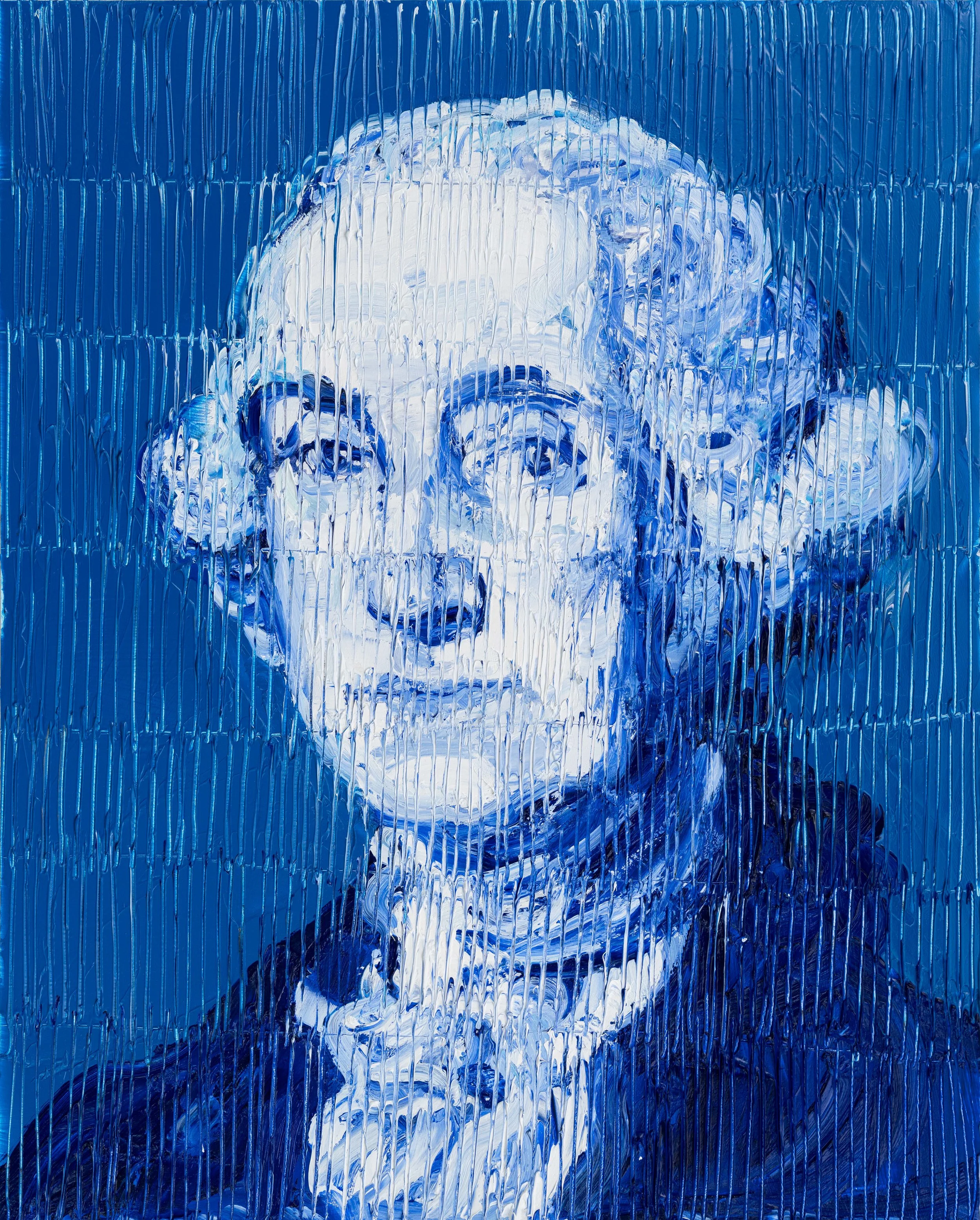 "Pres George Washington" 2025, Oil on Wood, 20 x 16 inches