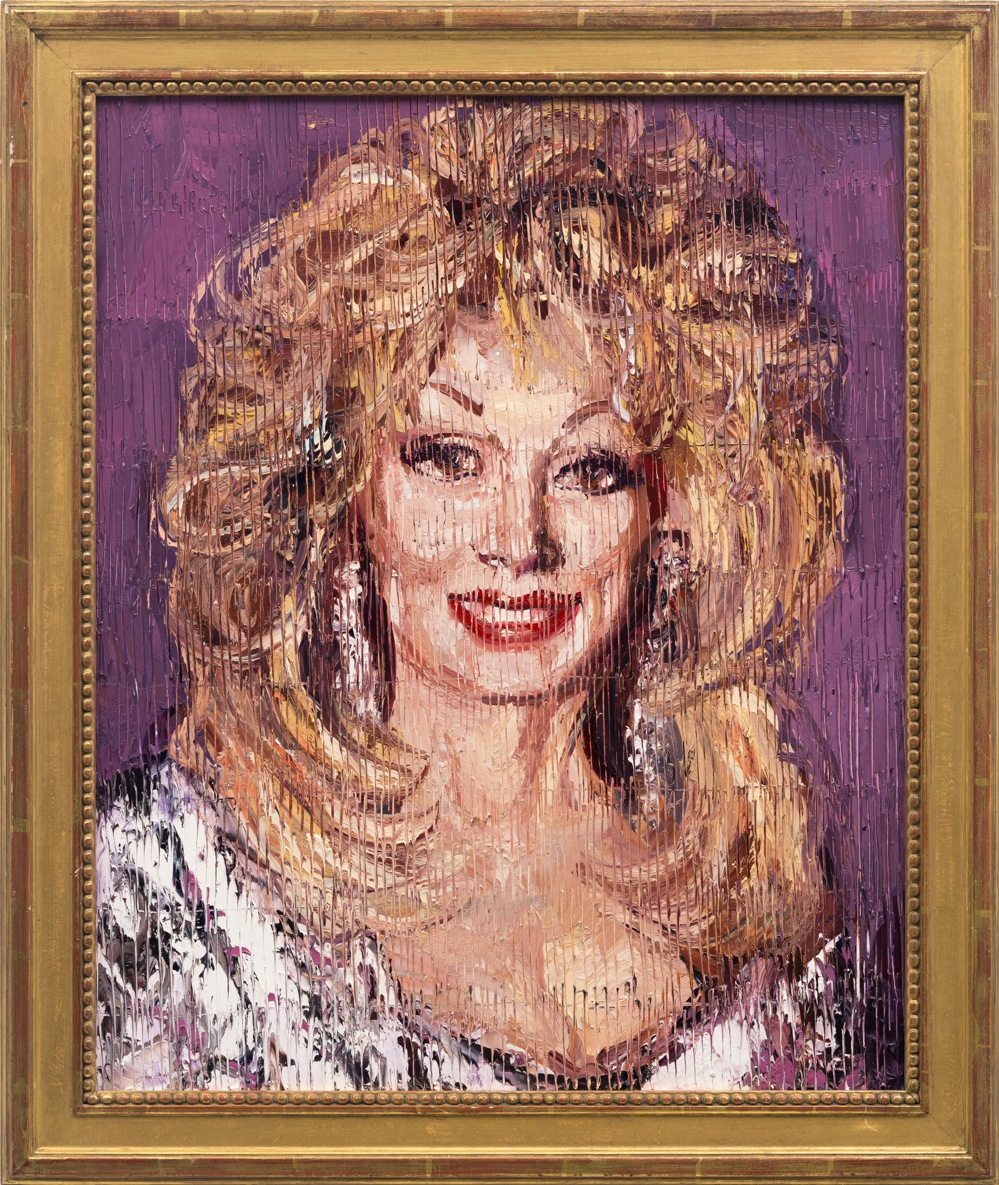 "Dolly Parton (Honey Bun)" 2026, Oil on Wood, 24 x 20 inches