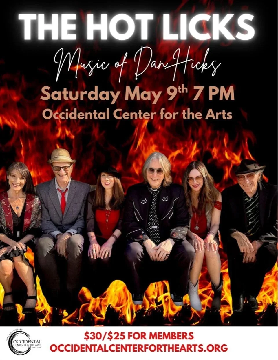 The Hot Licks at Occidental Center for the Arts 