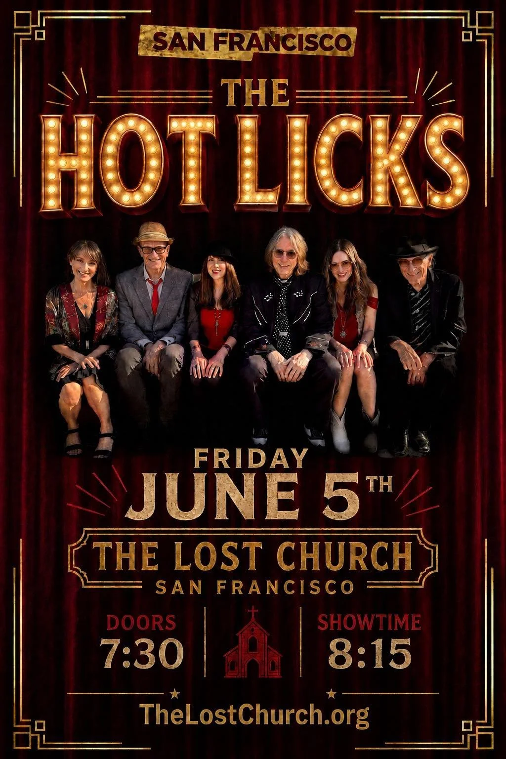 The Hot Licks at the Lost Church SF