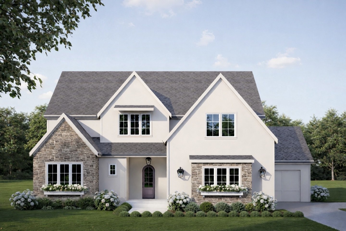✨The Porter✨

Designed to feel timeless from the outside and functional on the inside, oozing with charm&hellip; this one is special! 😍

&bull; 1.5 story 
&bull; 4/5 bedrooms
&bull; 4 bathrooms
&bull; Double laundry
&bull; Side entry 3 car garage 
&
