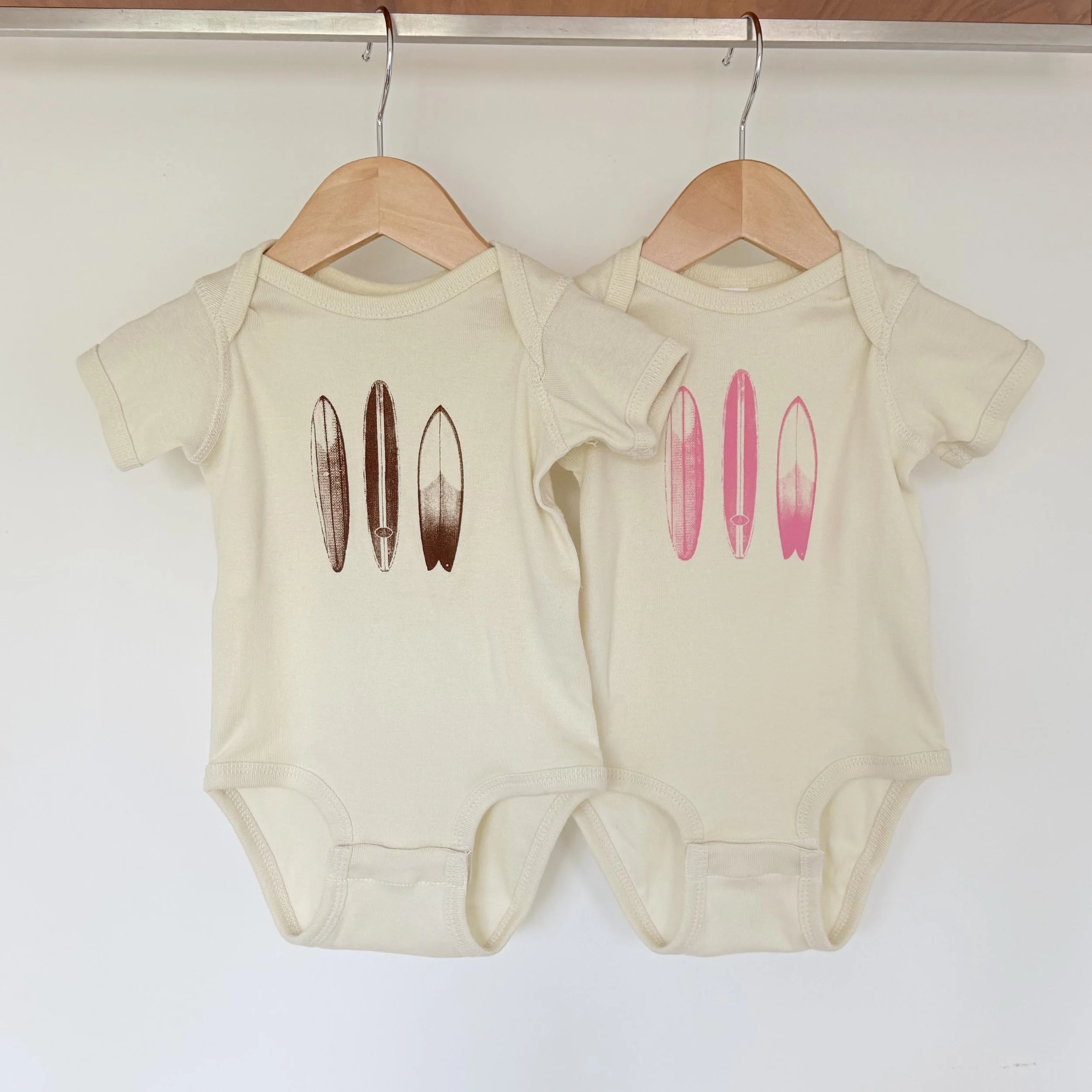 Vintage Surfboard Onesie
