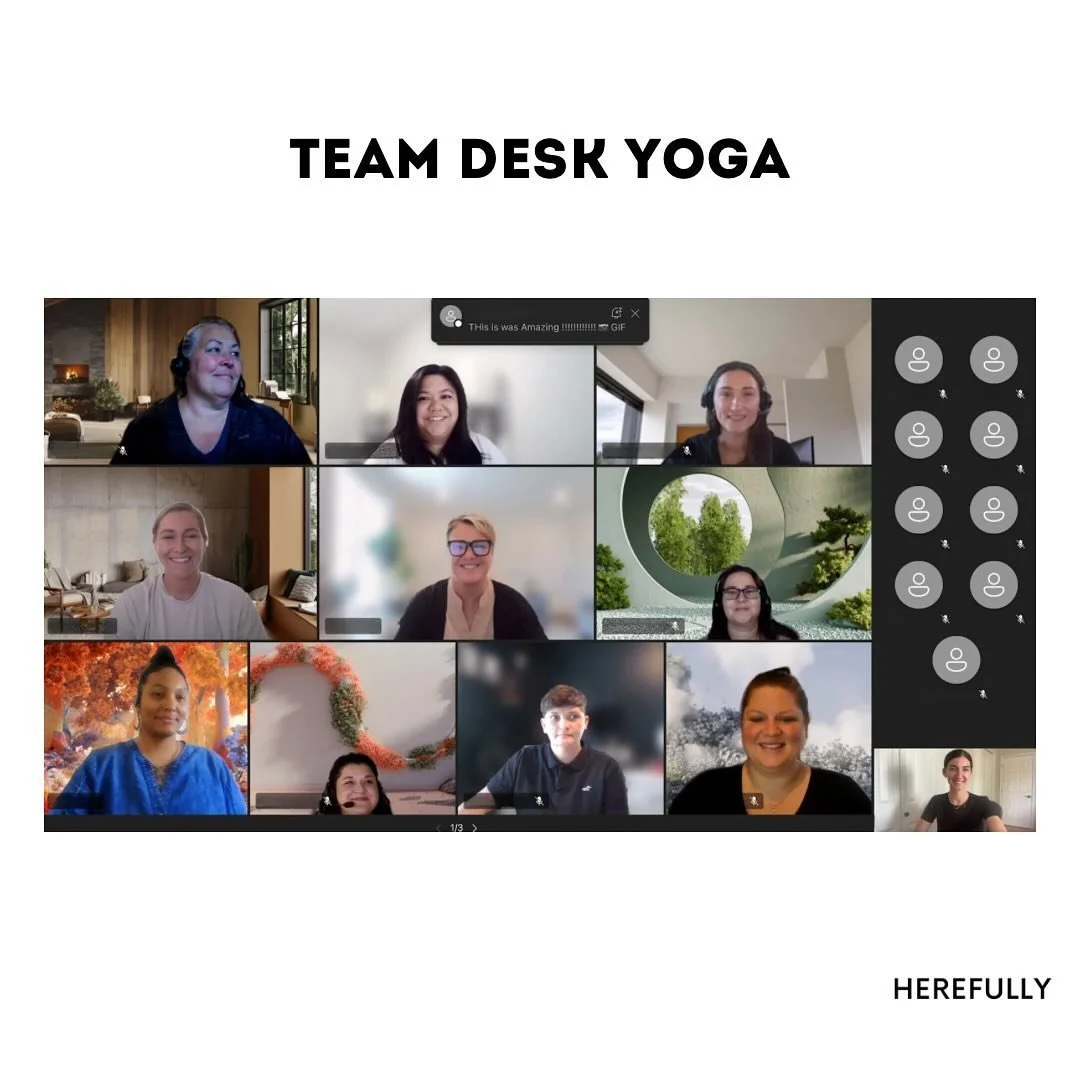 We had so much fun with Synapse Health celebrating National Employee Health &amp; Fitness day! The team took a break from the hustle &amp; bustle and learned how to incorporate gentle stretches and mindful breathing exercises into their workdays. You