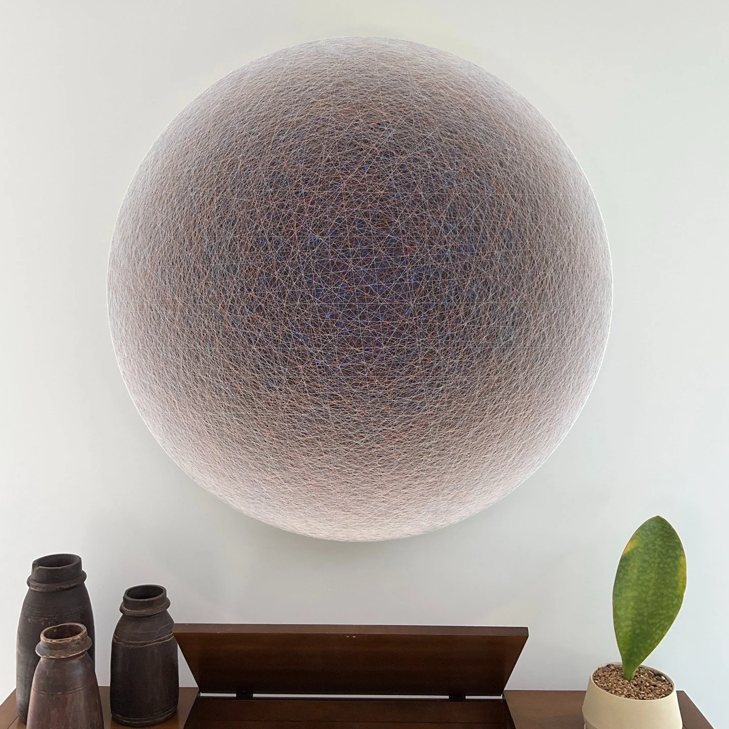 Work Of Art had the pleasure of installing an original Emil Lucas piece today.

A striking composition that commands presence while inviting quiet reflection-Lucas&rsquo; mastery of form and tone brings a refined dialogue to the space. 

A seamless c