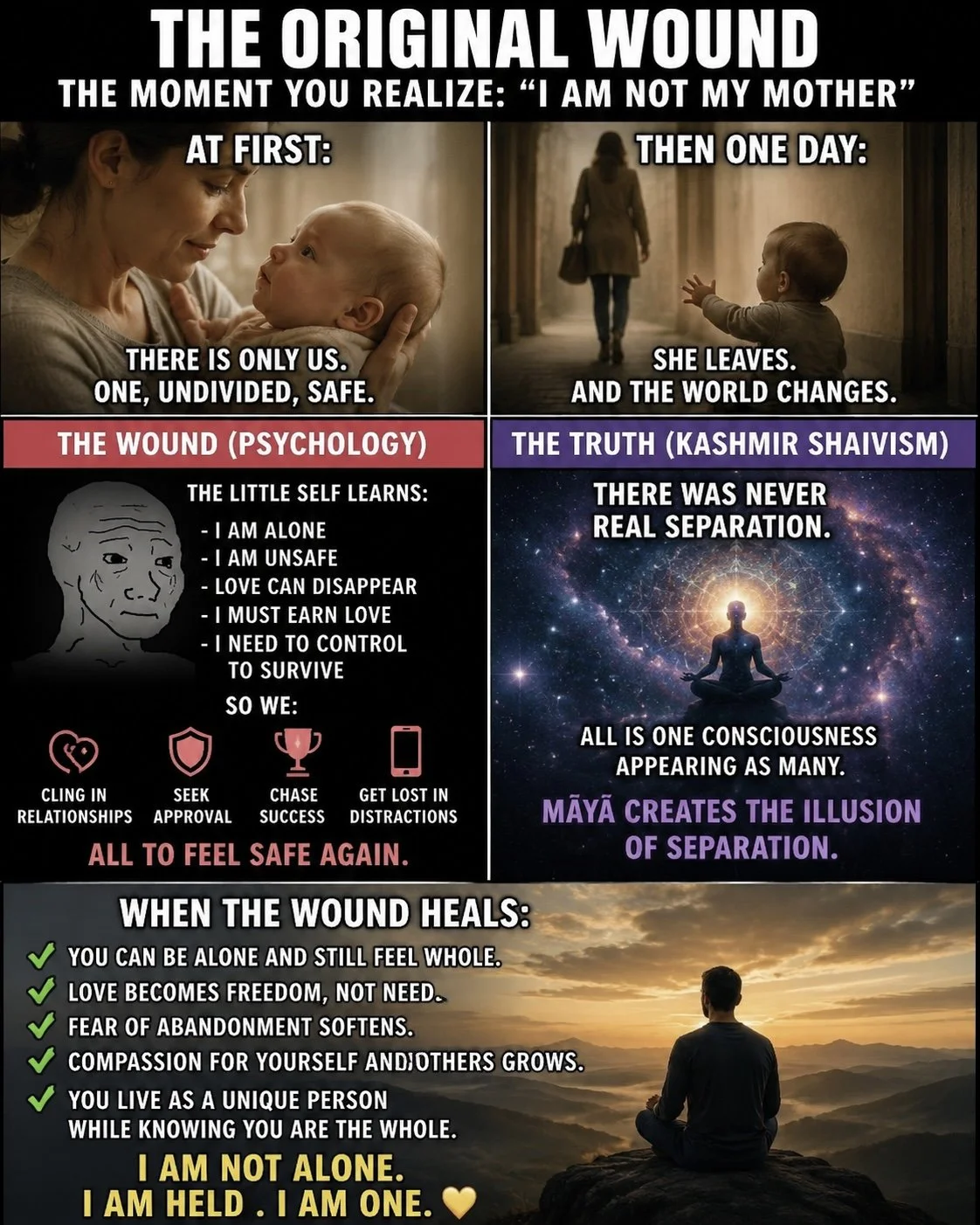 Separation from the mother: the primal human psychological wound and its impacts