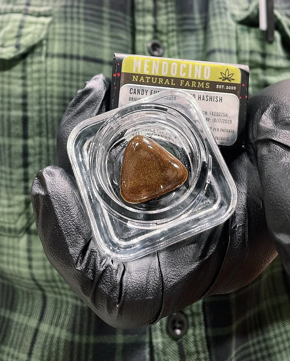 Candy Fumez Pressed Hashish Close Up