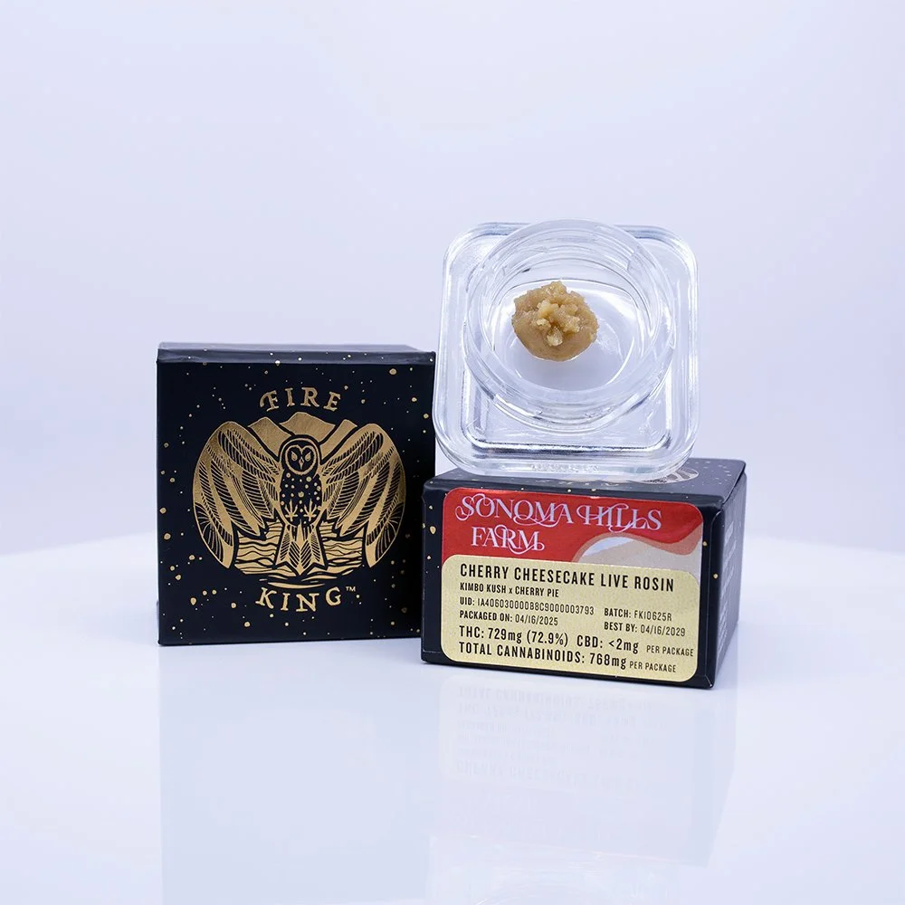 Fire King x Sonoma Hills Farm Cherry Cheesecake Live Rosin