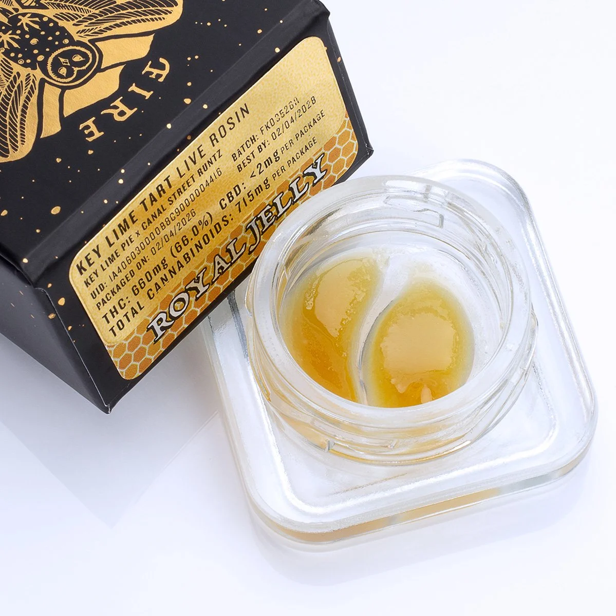 Fire King Live Rosin Royal Jelly, Key Lime Tart Flavor