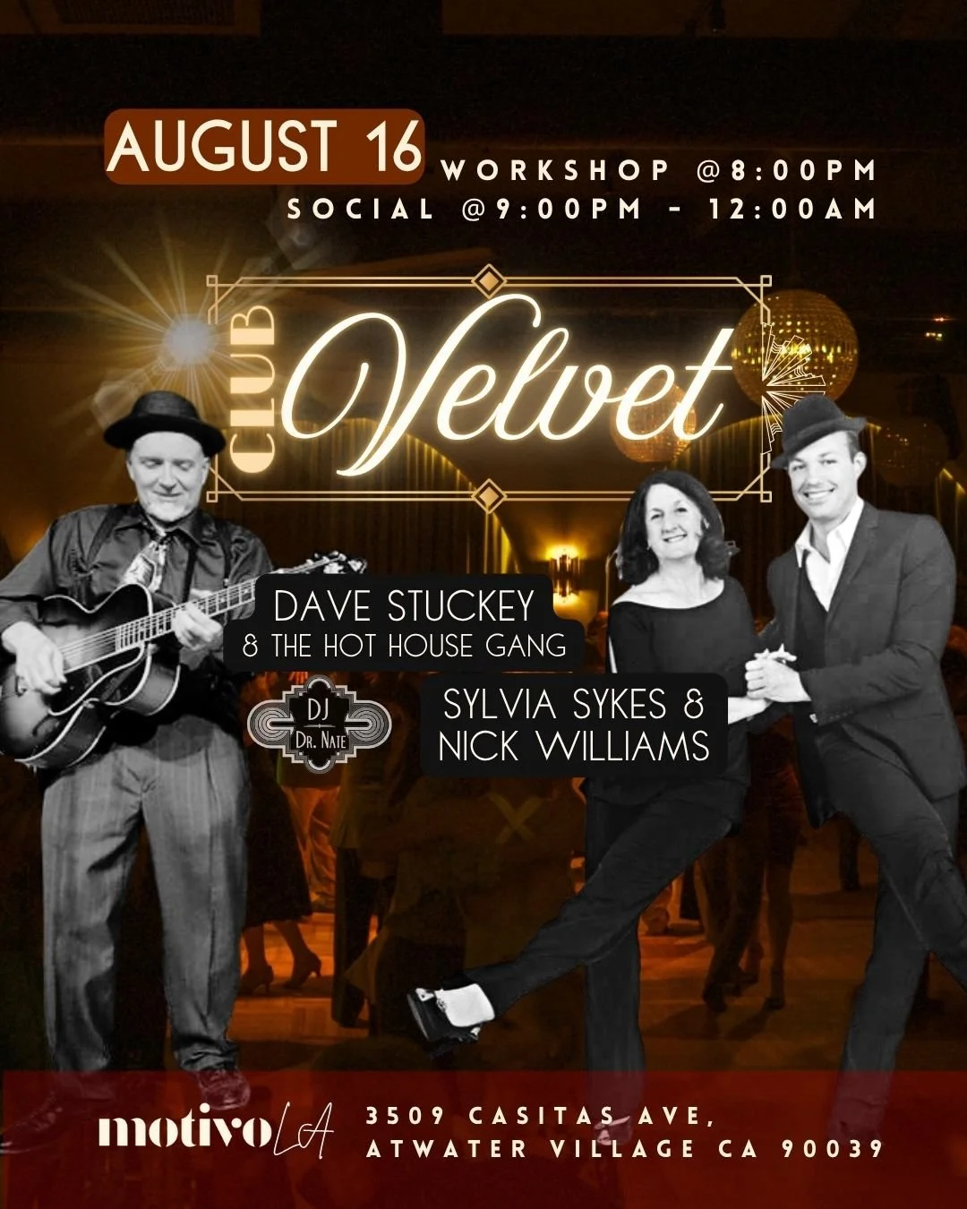 Club Velvet: Swing Dance with Live Music