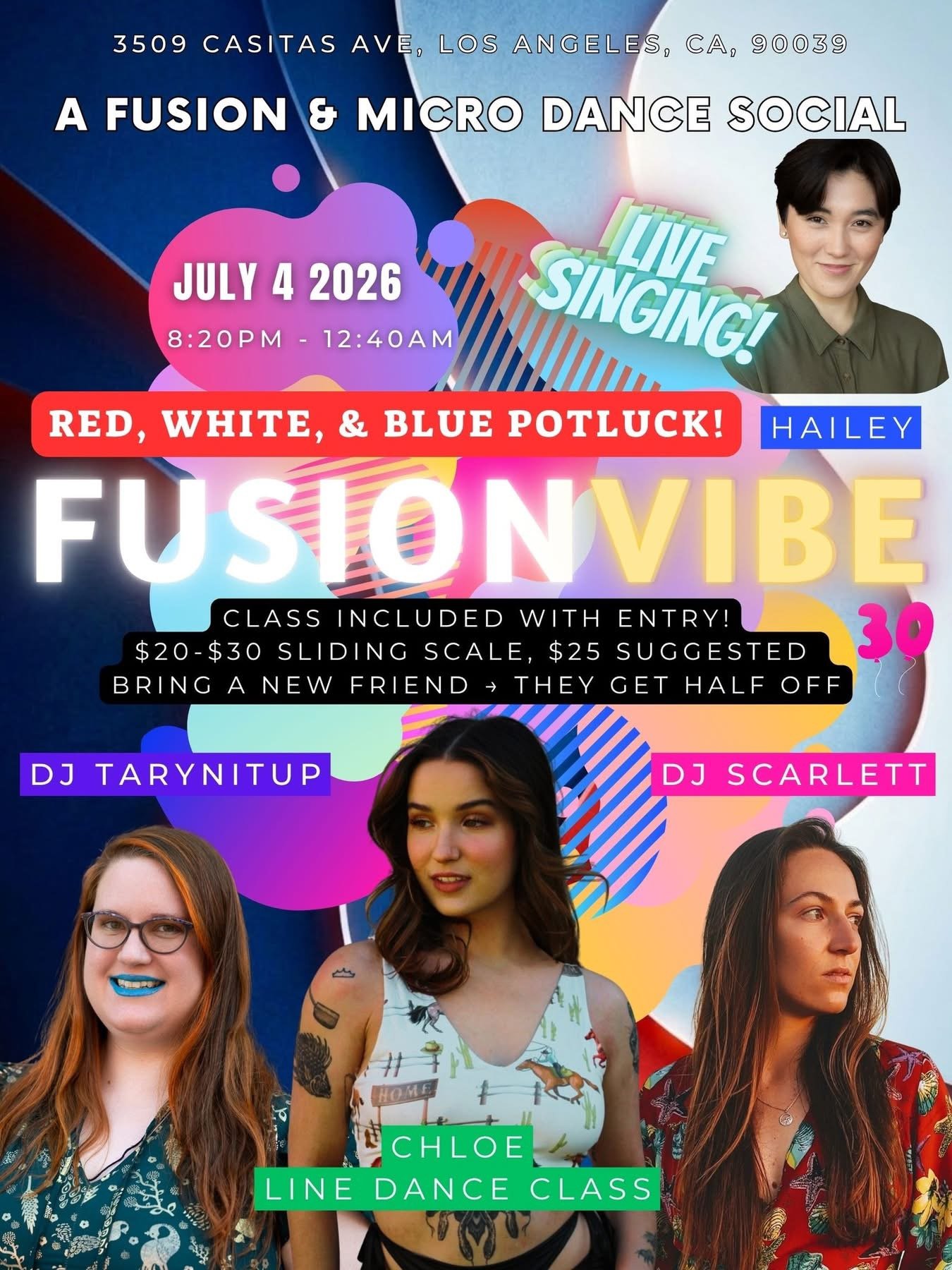 FusionVibe: a Fusion &amp; Micro Social Dance 