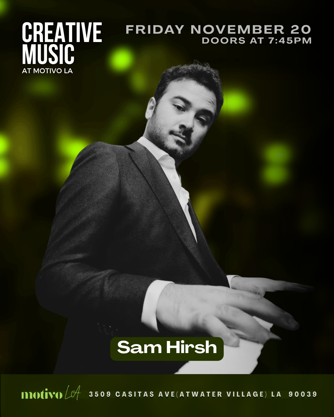 Creative Music at Motivo LA: Sam Hirsh