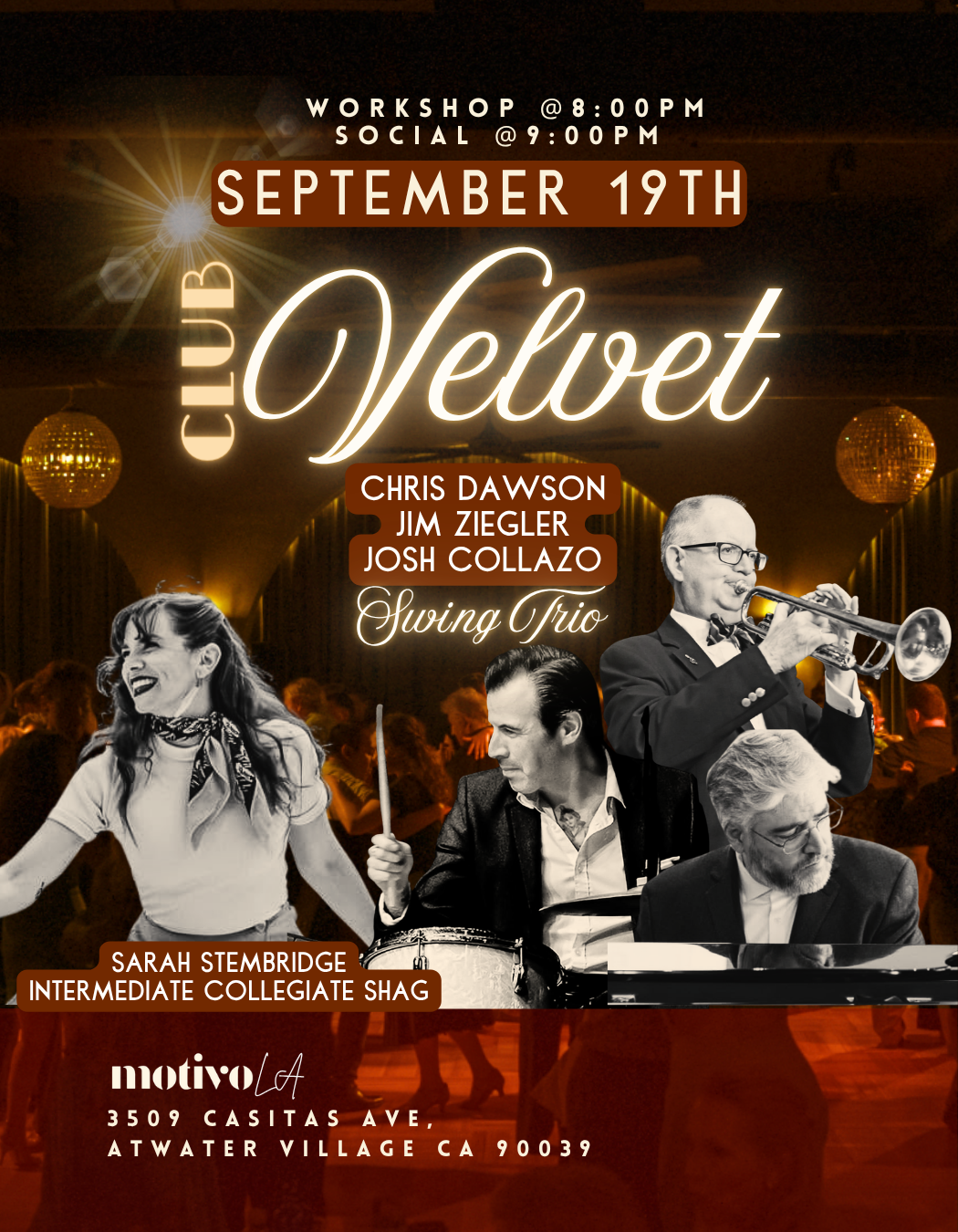 Club Velvet - Chris Dawson, Jim Ziegler, Josh Collazo Swing Trio