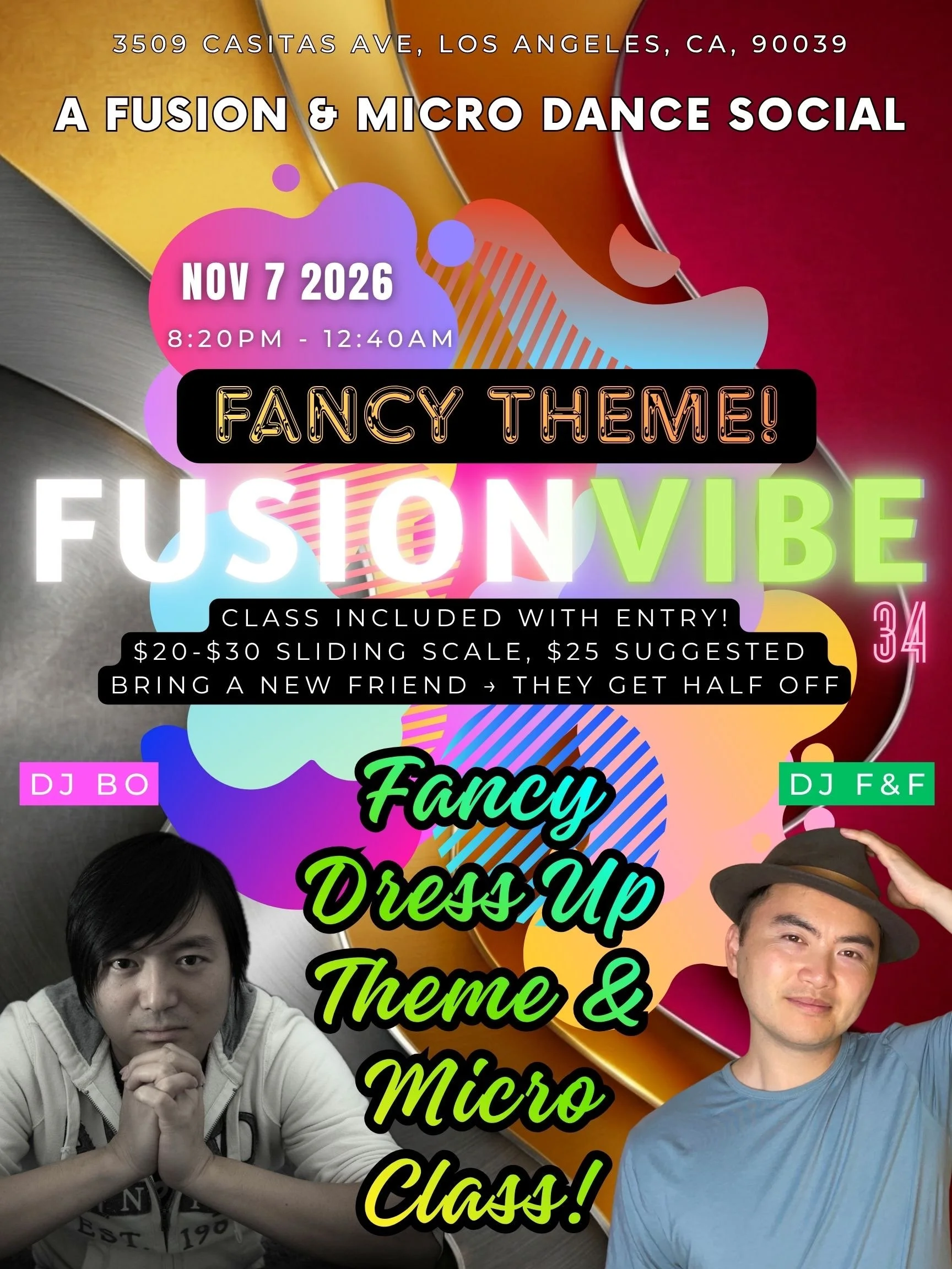 FusionVibe: a Fusion &amp; Micro Social Dance 