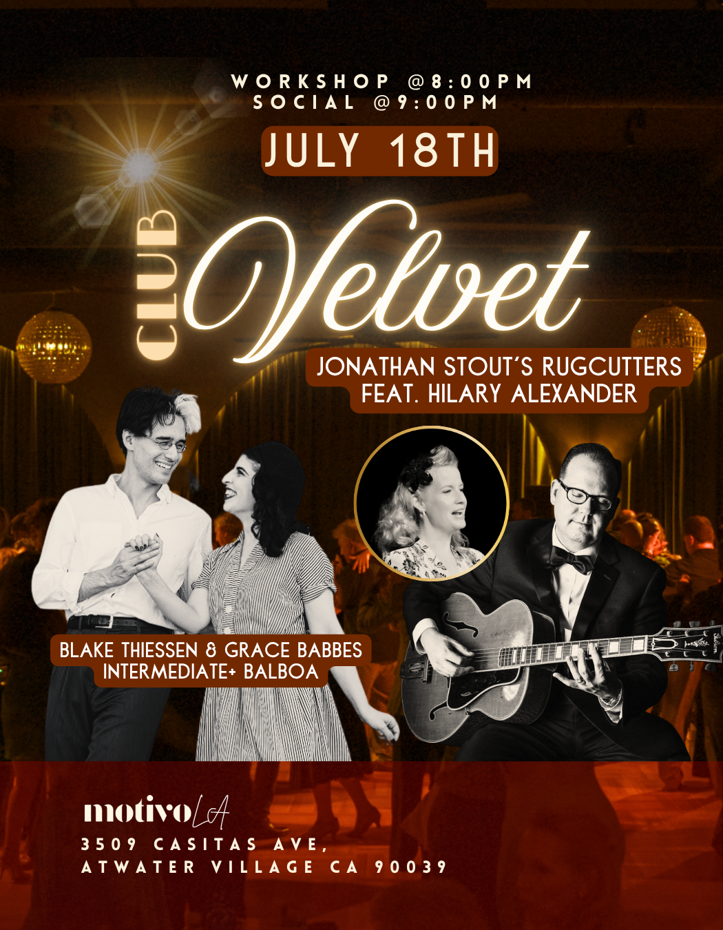 Club Velvet - Jonathan Stout &amp; his Rugcutters feat. Hilary Alexander