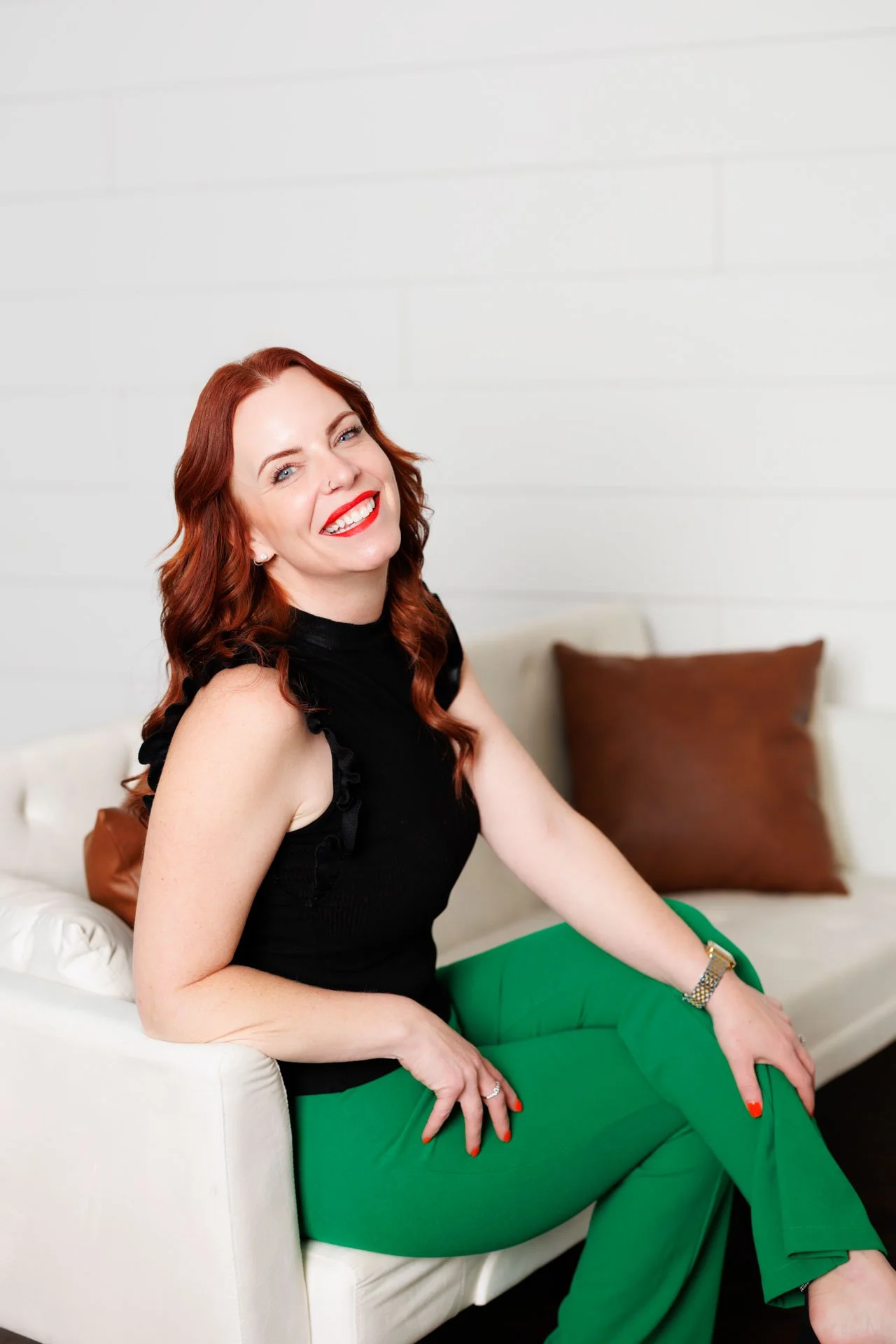 Branding Photo of Woman in green pants