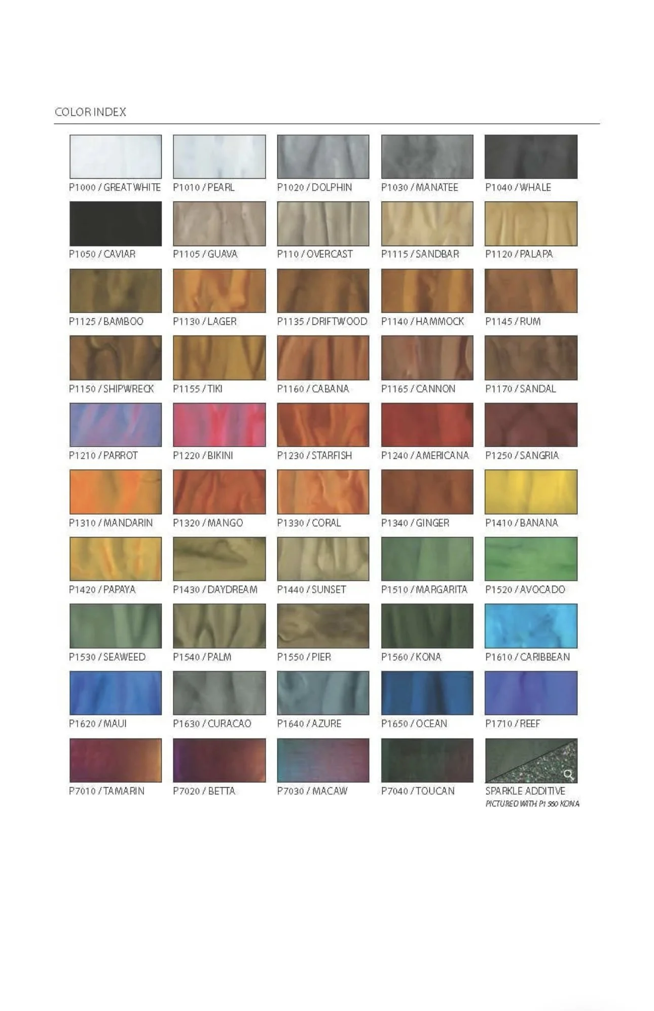 Liquid Metallic Epoxy Pigments