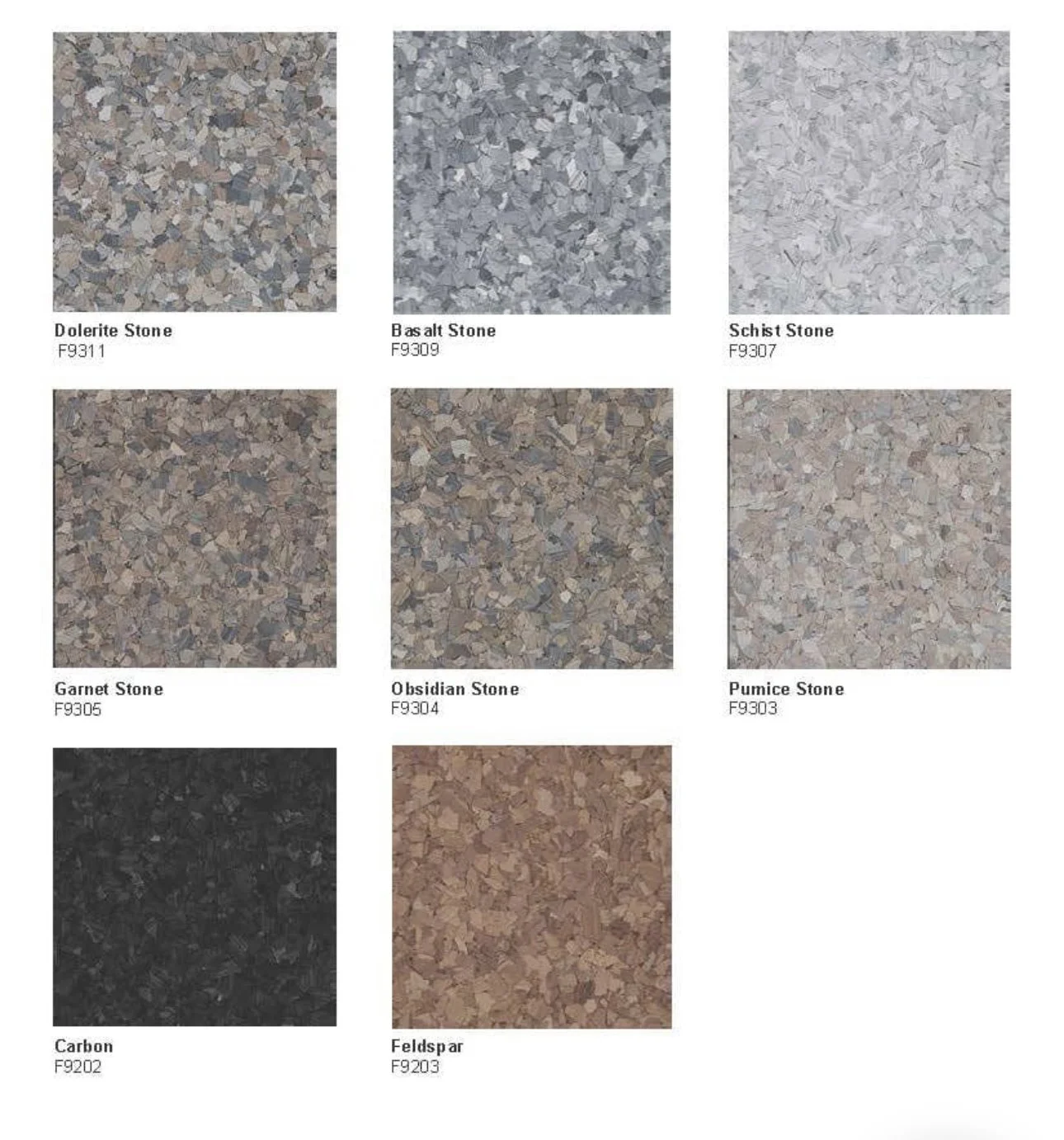 MICA Flake Color Options