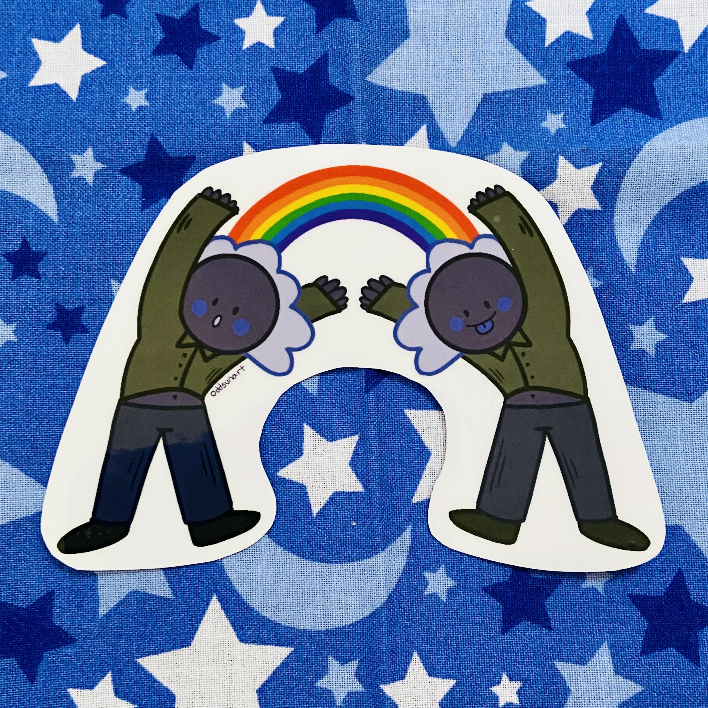 Rainbow Workers Waterproof Sticker