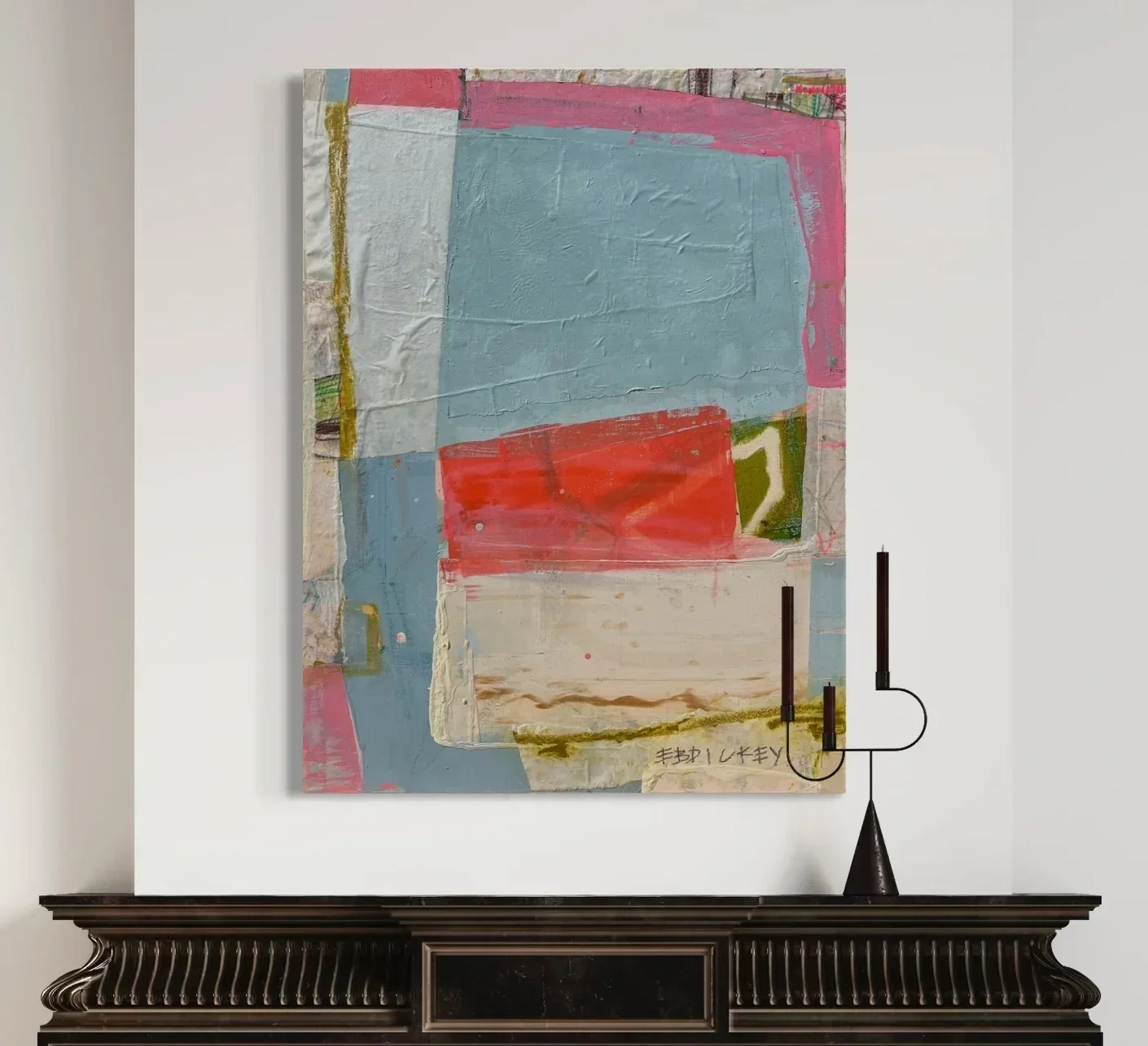 Emily Dickey, No Bad Parts, 2026. "Unless I am myself I am nobody. I love this quote from Virginia Wolf, more so now that I am an artist and especially now that I have a neurodivergent child. As my child first learned to navigate social situations, I