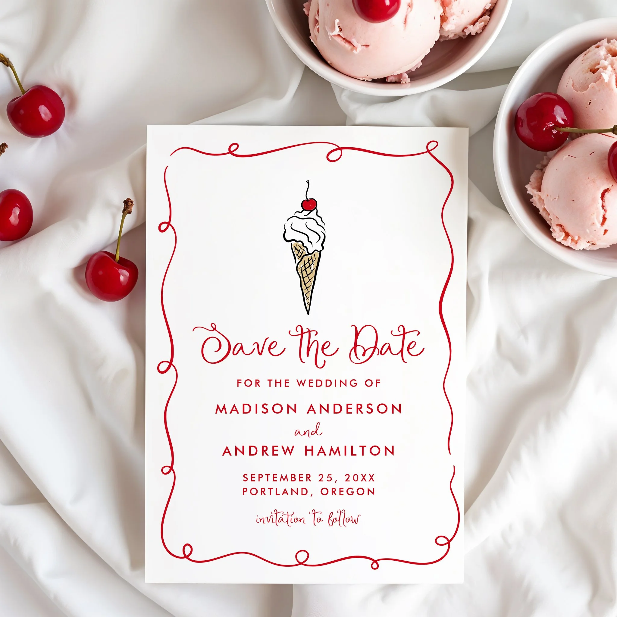 late-bloom-paperie_wedding-save-the-dates_cover-photos_whimsical-ice-cream-cone_1.jpg