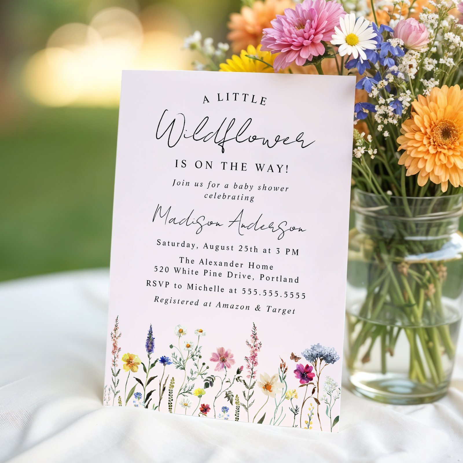 late-bloom-paperie_cover-photos_baby-showers_elegant-wildflower-meadow_baby-shower-invitation_a-little-wildflower-is-on-the-way_2_blush-pink.jpg