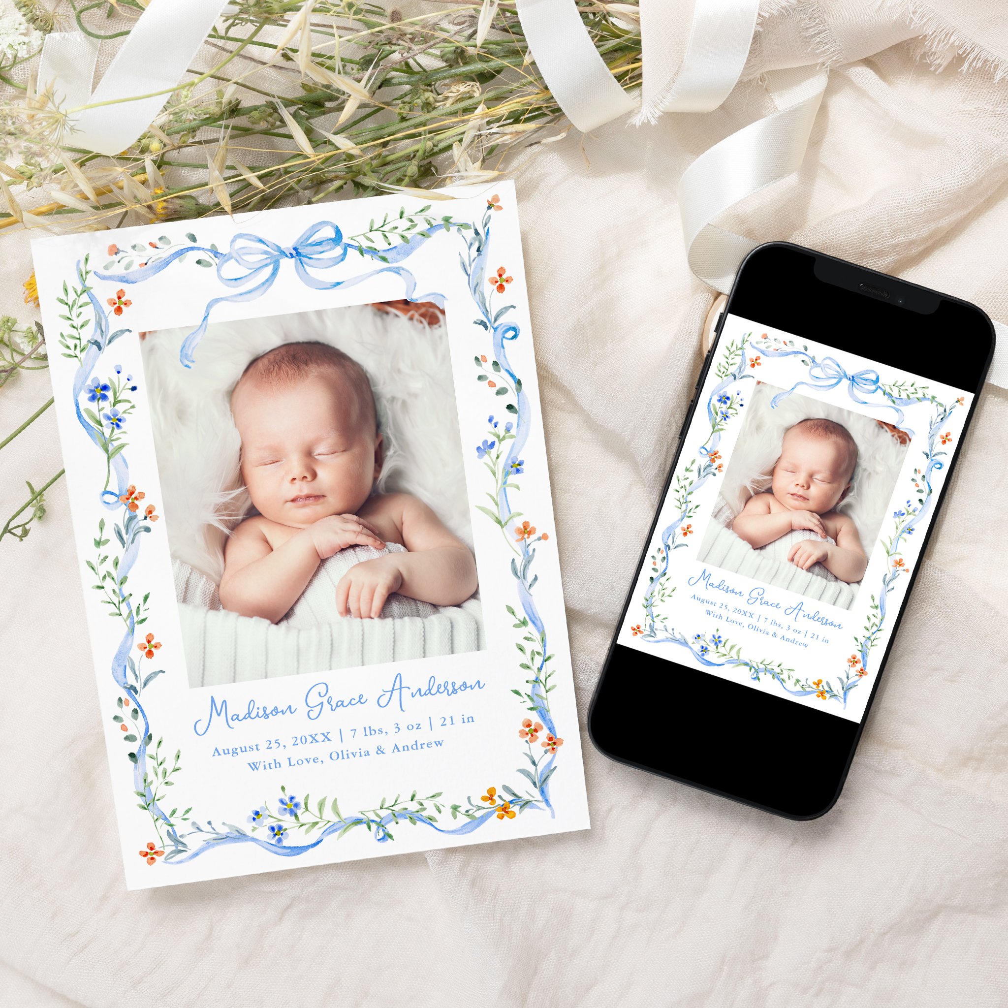 late-bloom-paperie_cover-photos_baby_birth-announcements_elegant-meadow-floral-blue-bow_print-and-instant-download.jpg