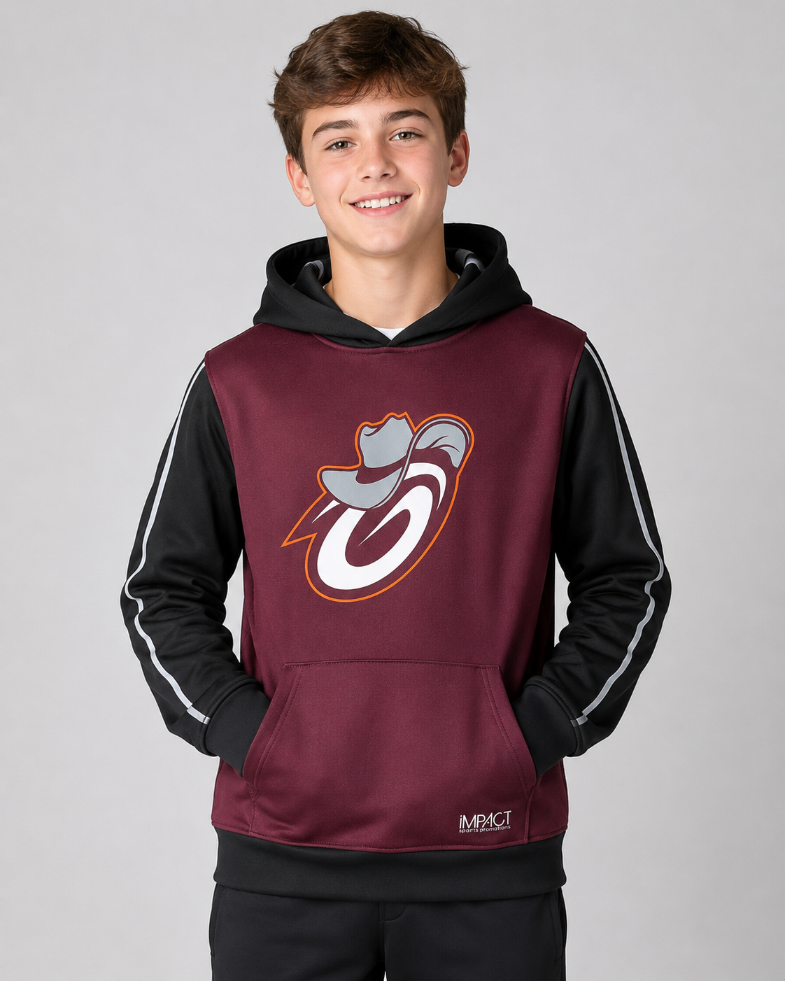 Maroon Outlaws Hoodie