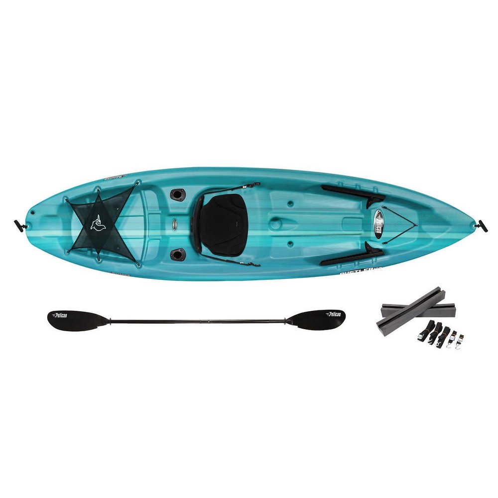 Pelican Rustler 100X Kayak with Paddle - 1419393 — Primary Direct
