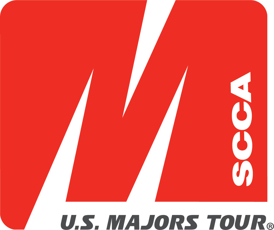 Logo for the NASCAR Cup Series with bold red and black colors, featuring a large stylized 'N' and the words 'SCORE' vertically aligned on the right and 'U.S. MAJORS TOUR' along the bottom.