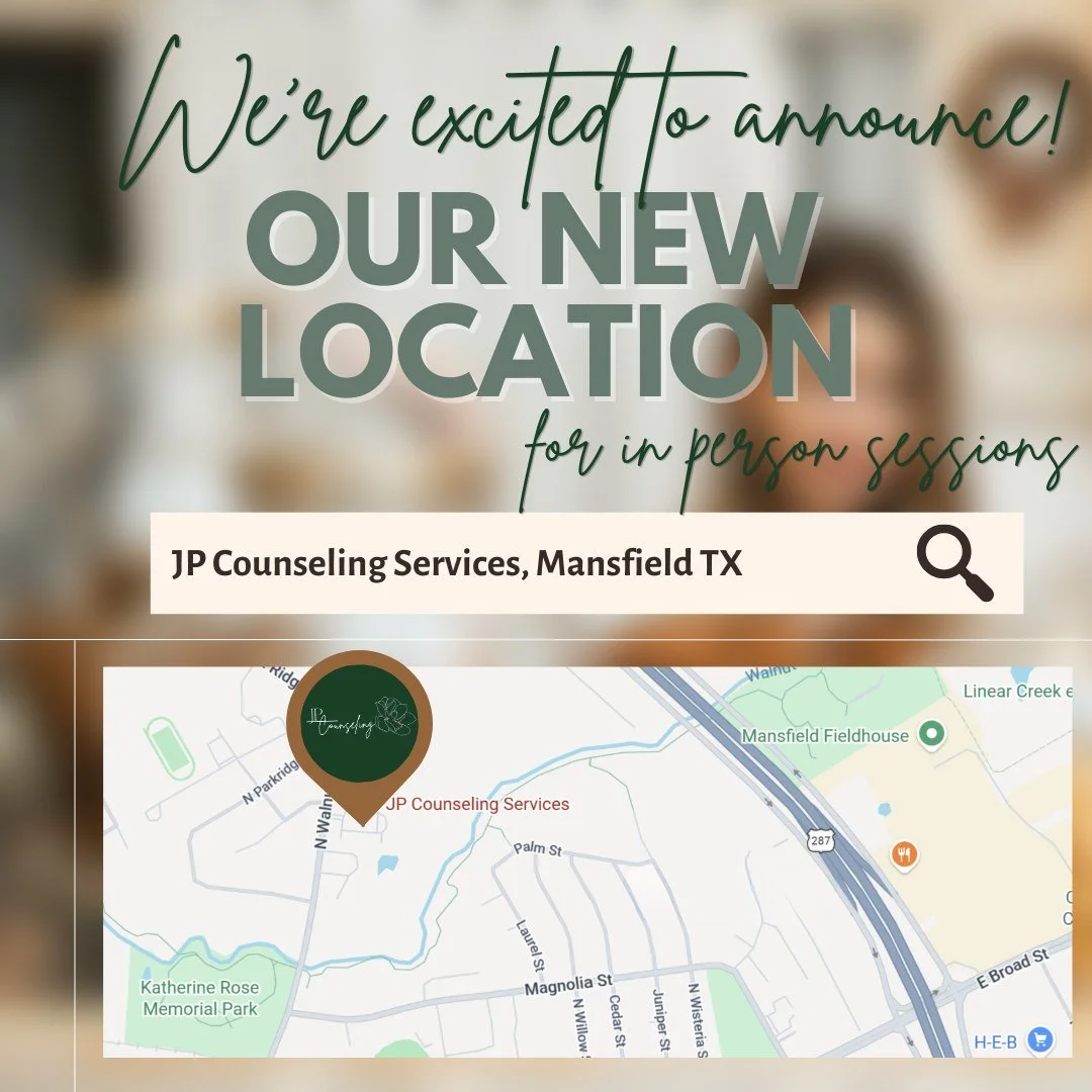 In case you haven't heard, JP Counseling is excited to announce we will to be offering IN PERSON sessions for those in South DFW!! 🎉🎉 
If you've been struggling to find an OCD specialist offering in person or virtual sessions, look no further -- JP