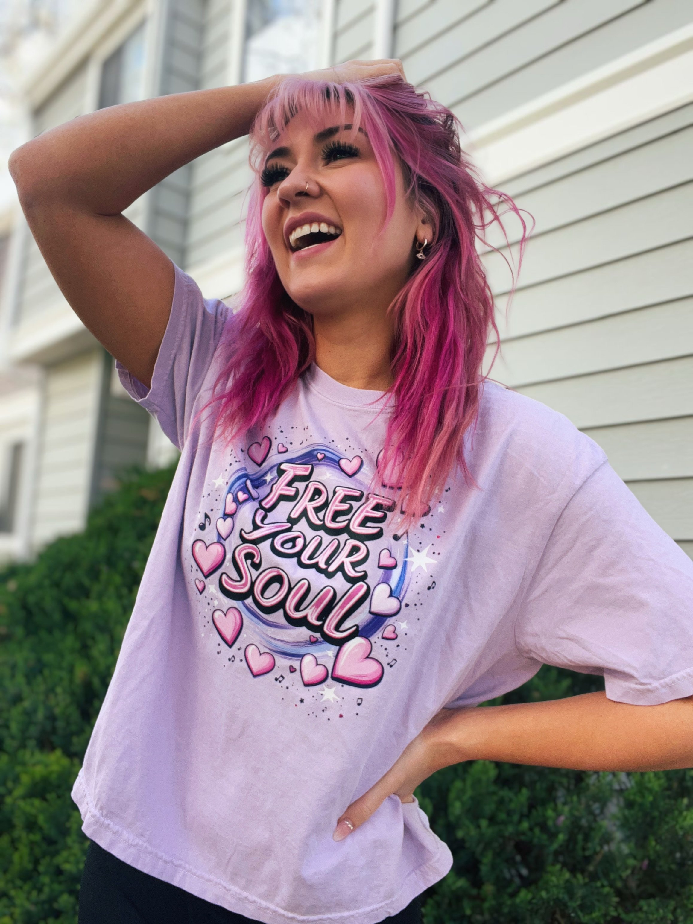 Free Your Soul Cropped Tee