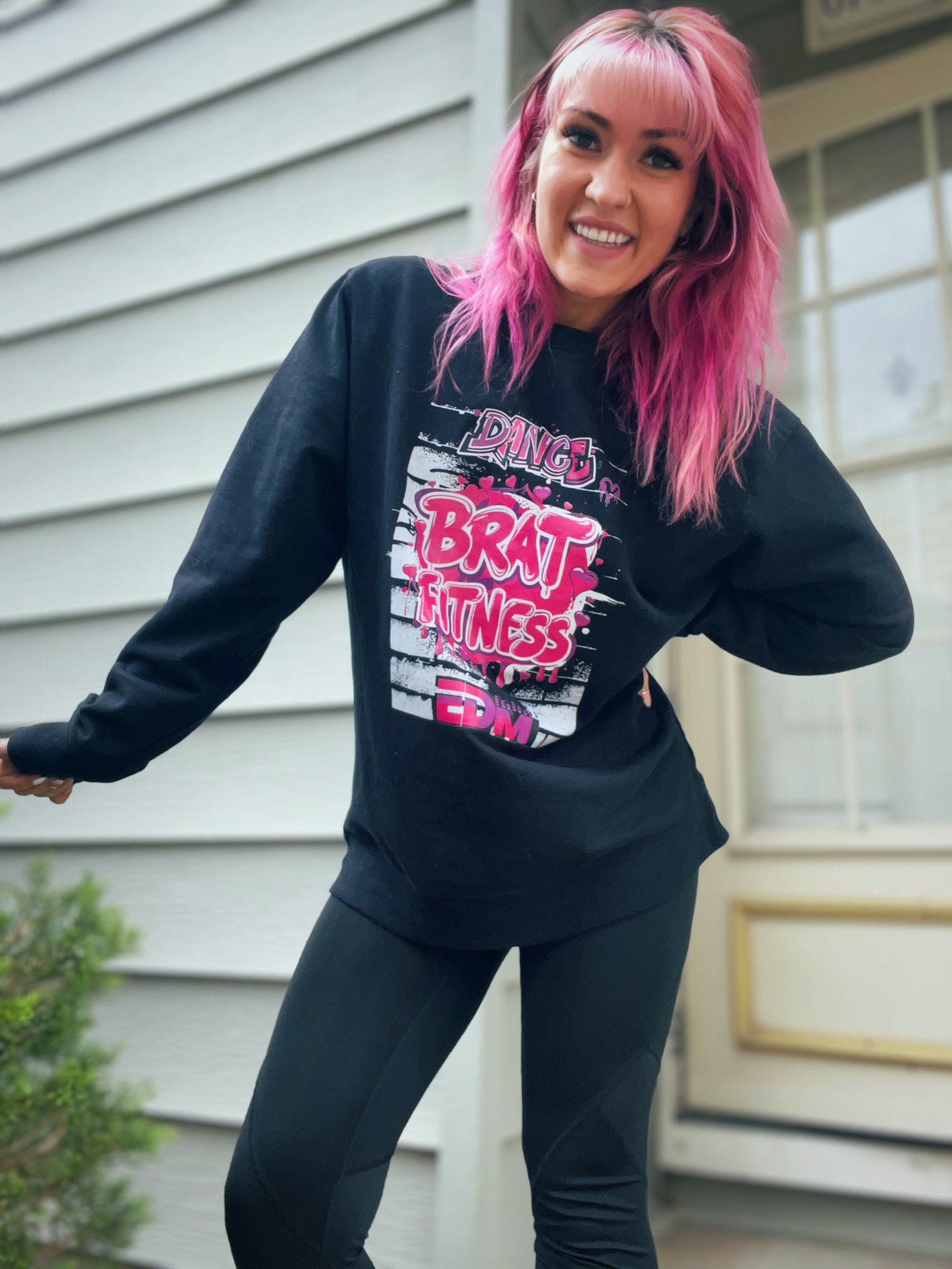 Brat Fitness Dance EDM Sweater