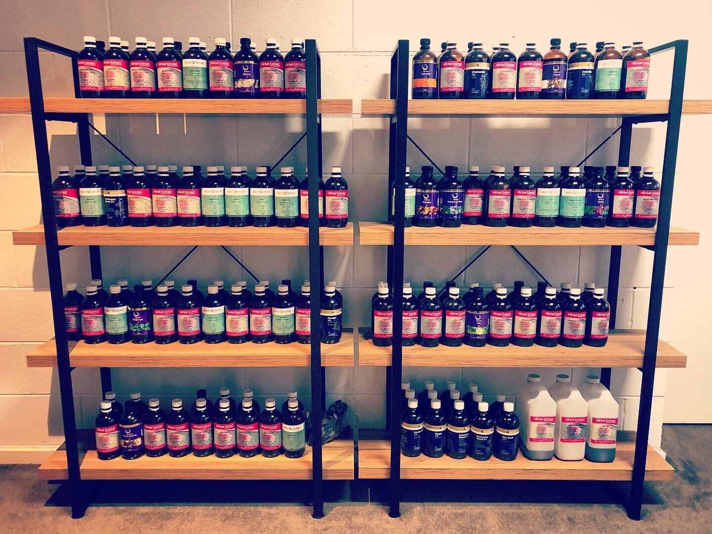 One of the core elements of my naturopathy practice is liquid herbal prescribing. This is my liquid herbal dispensary, which allows me to individualise a herbal prescription by combining several synergistic herbs into one formula. This enables a more