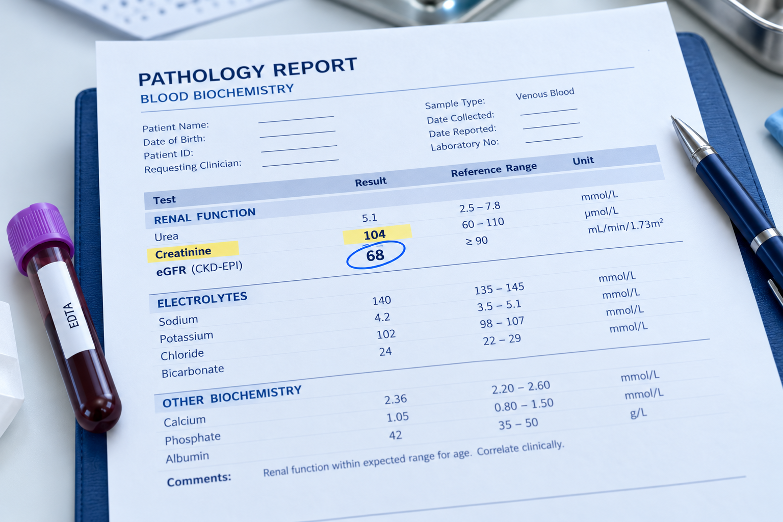Understanding eGFR and Creatinine: What Do Your Kidney Results Actually Mean?