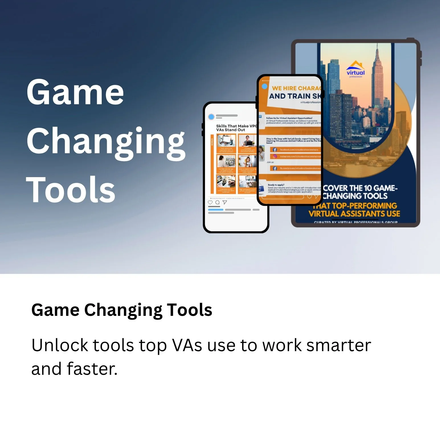 Virtual Assistant Tools — Virtual Professionals Group