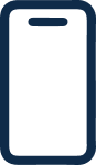 Outline of a smartphone