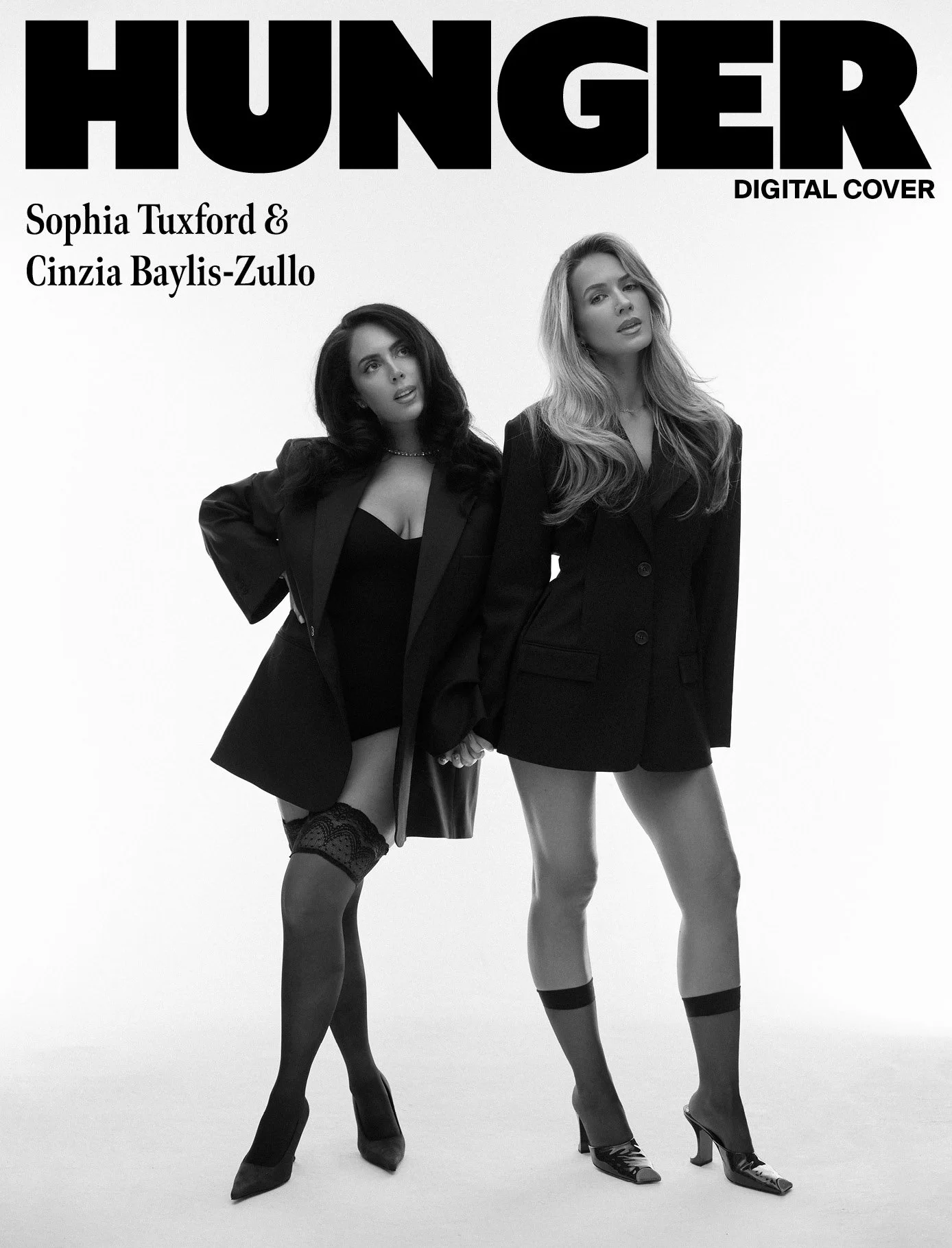 Sophie &amp; Cinzia on the cover for Hunger Magazine