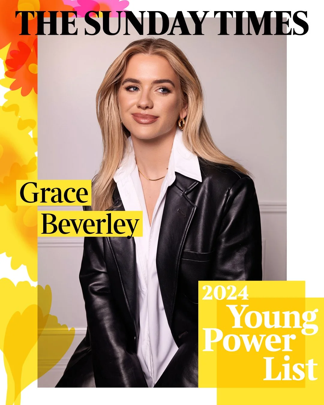 Grace Beverley named in The Sunday Times Young Power List 2024