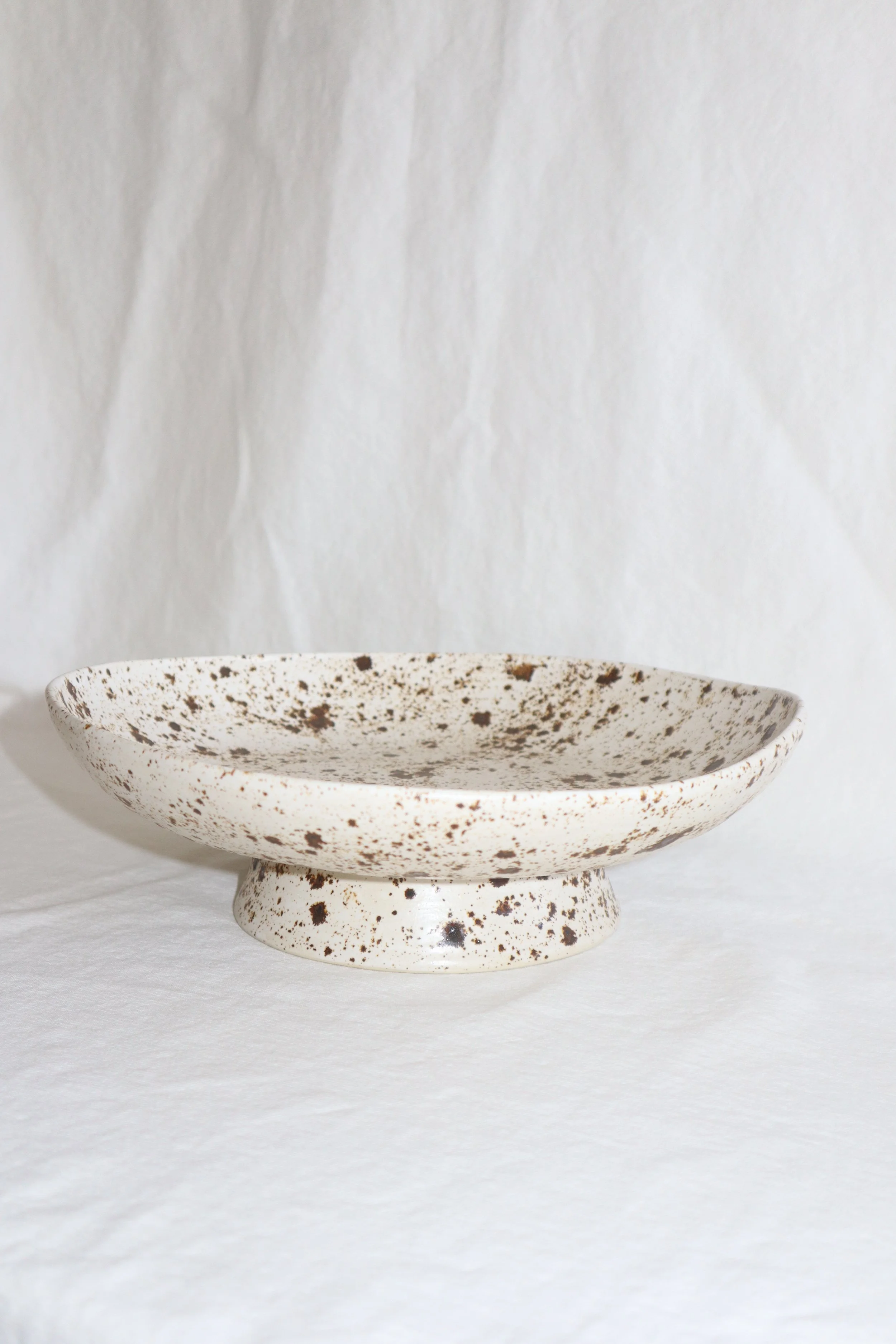 Freckled Sand Sculptural Bowl