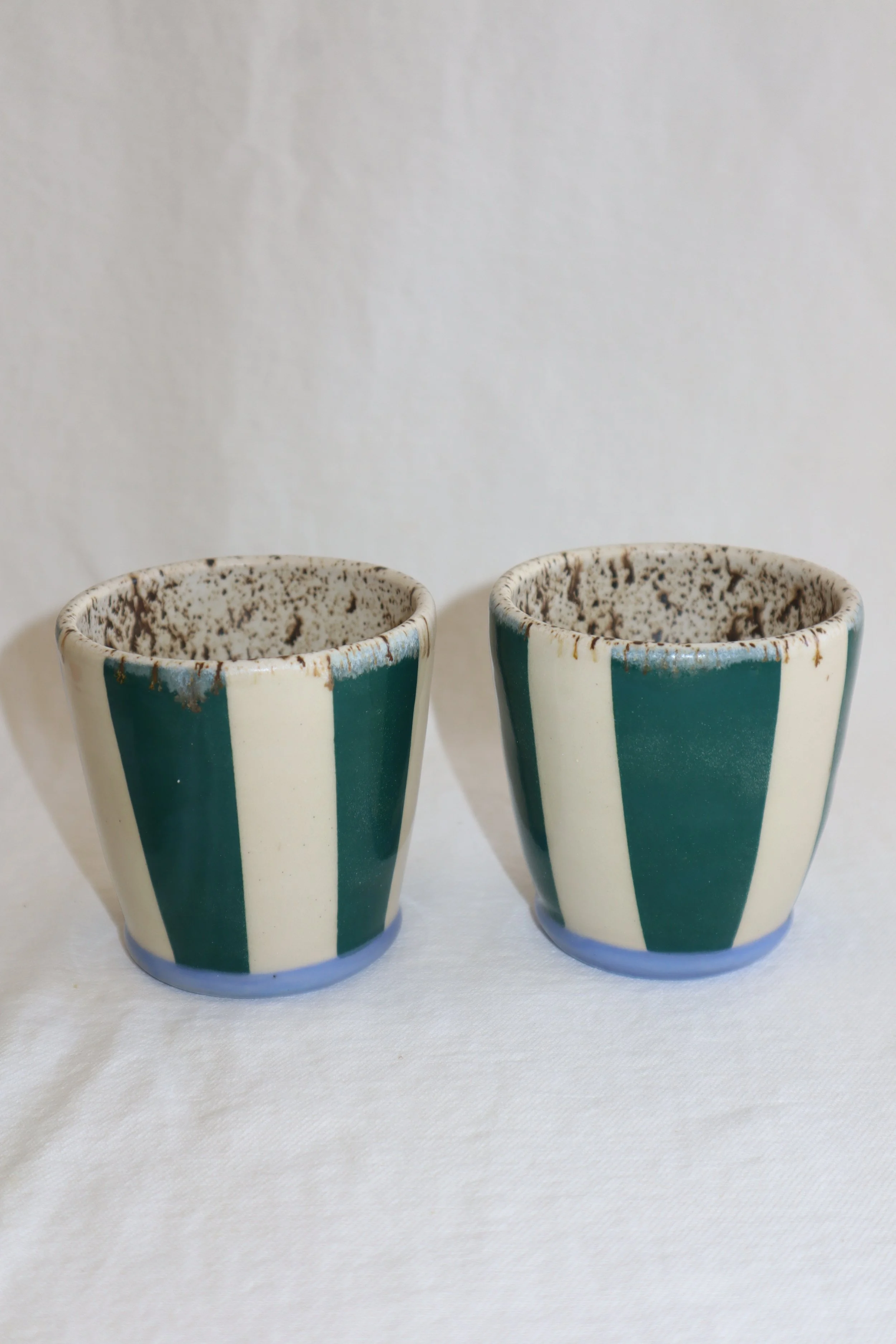 Sea Grass Mini Striped Tumbler Set